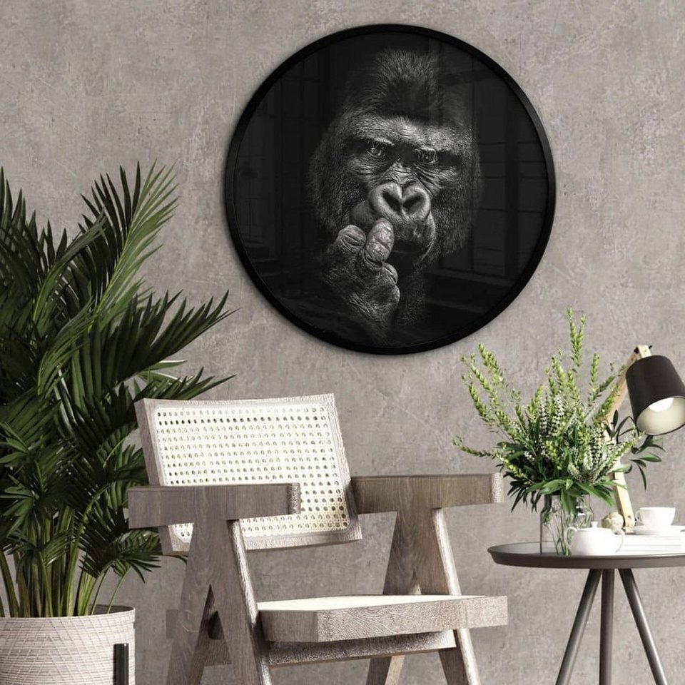 modern Schlafzimmer Wandposter Wandbild K&L Art Gorilla, Wall Safari Poster Waldtiere Poster Kinderzimmer Meermann