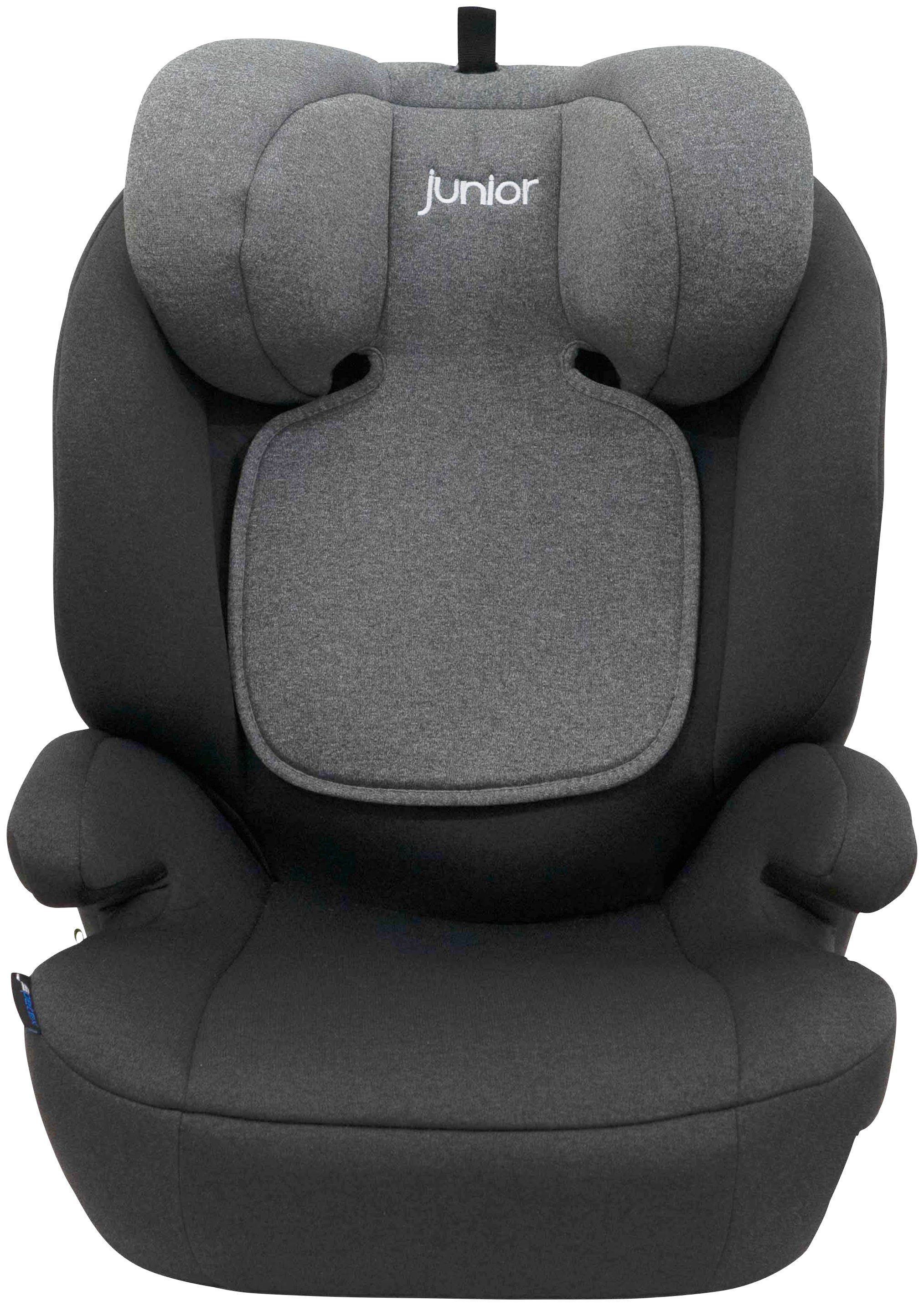 Petex Autokindersitz Lukas, ab: mit mit I-SIZE für Körpergröße 15 105-150 36 kg, cm grau ISOFIX, kg, Kinder bis