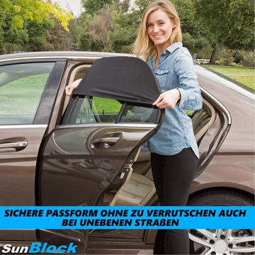 MAVURA Autosonnenschutz SunBlock Sonnenschutz Auto Baby mit UV Schutz Universal Sonnenblende, (Seitenfenster), Auto Kinder Seitenscheibe Autoscheiben Sonnenschutz [2er Set]