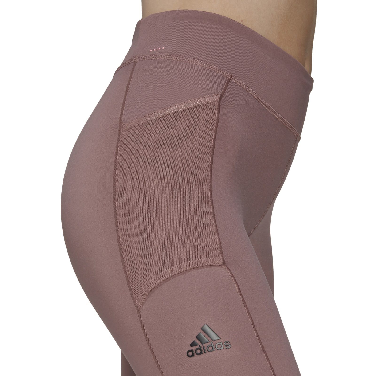 adidas Performance Trainingshose Match Tight (enganliegend, breiter Bund, schmal) rotbraun Damen
