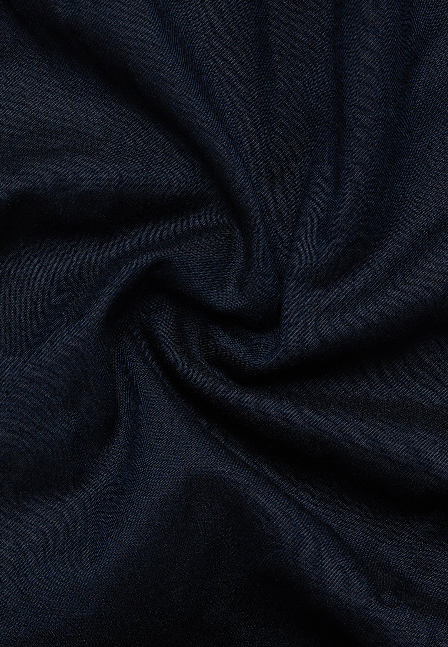 Eterna Langarmhemd MODERN dunkelblau FIT