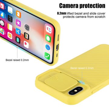 Cadorabo Handyhülle Apple iPhone X / XS Apple iPhone X / XS, Hülle - Schutzhülle aus flexiblem TPU Silikon und mit Kameraschutz