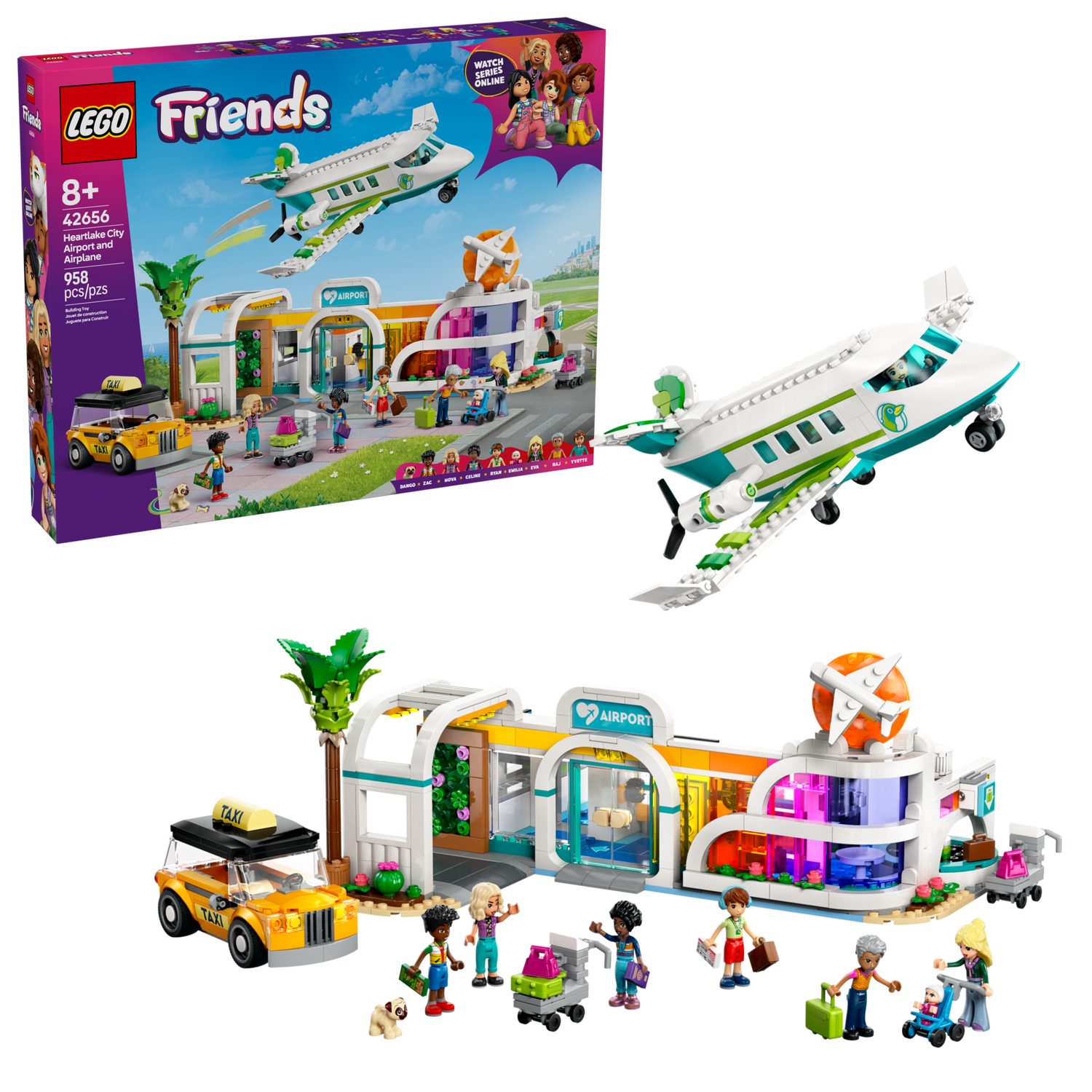 LEGO® Friends 42656 Heartlake City Flughafen mit Flugzeug Spielbausteine, ( günstig online kaufen