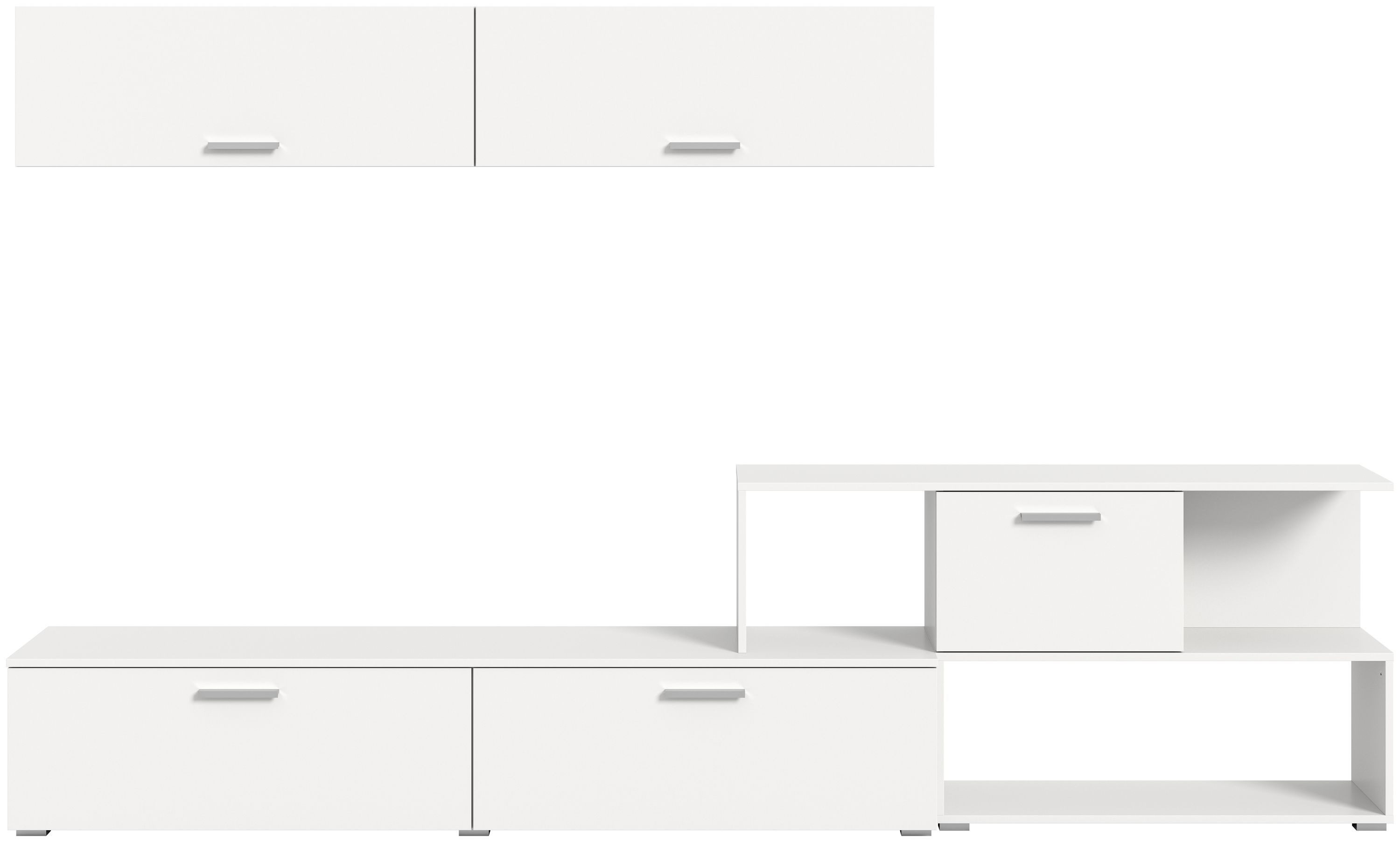 xonox.home Wohnwand, Weiß Für TV Bis günstig online kaufen