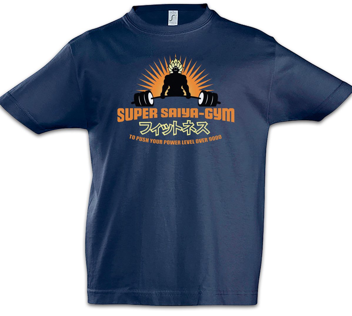 Print-Shirt Super Saiya Gym Kinder T-Shirt Super Saiya Gym Vintage Son Dragon Goku