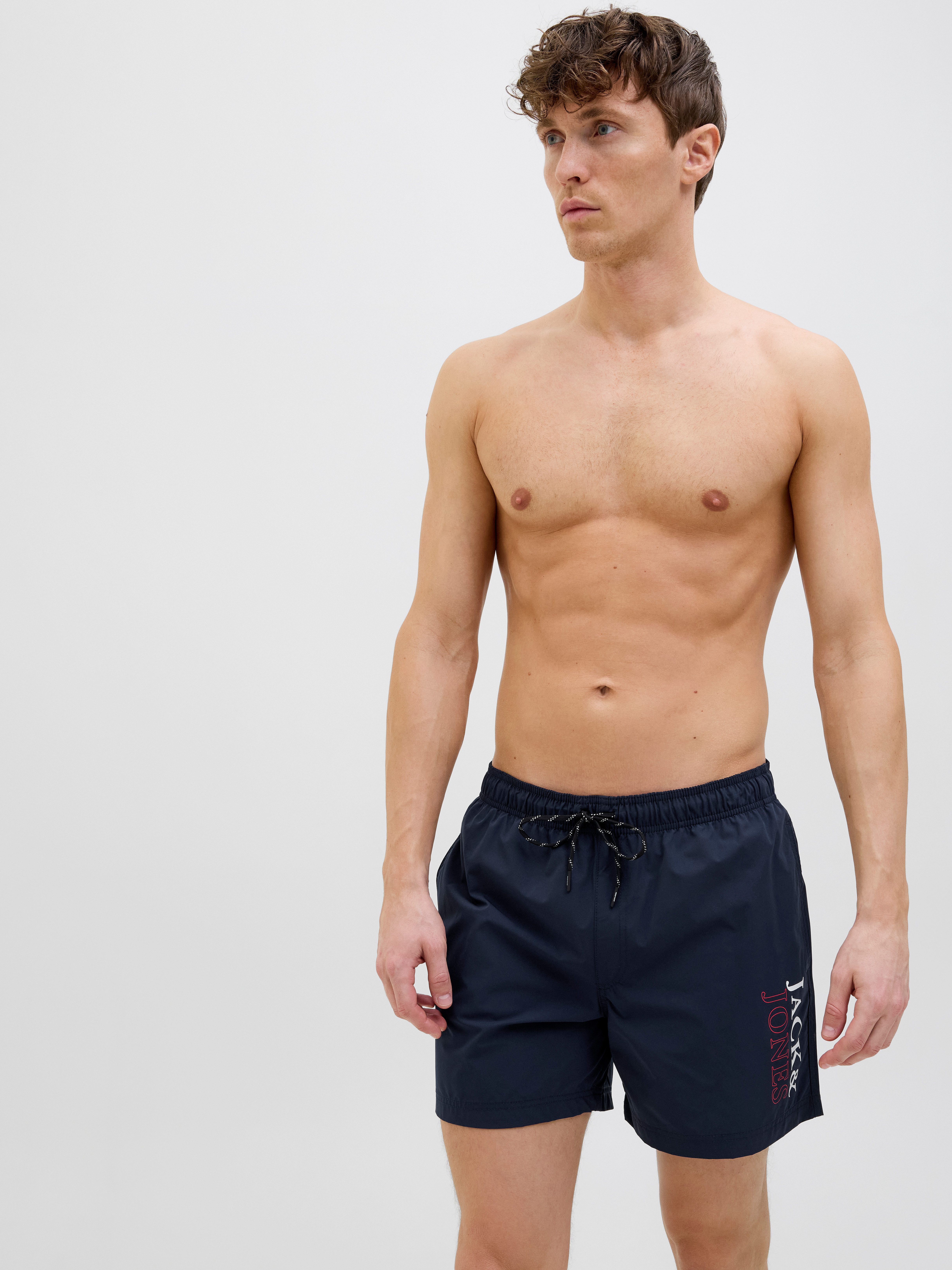 Jack & Jones Badeshorts JPSTMAUI Badeshort mit mittlerer Taille und elastis günstig online kaufen