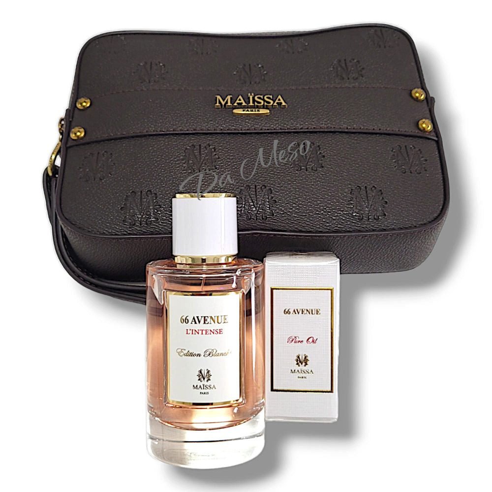 Maissa Paris Парфюмы Maison Maissa 66 Avenue Set EDP 100 ml + Reines Öl 15ml + Leder Tasche