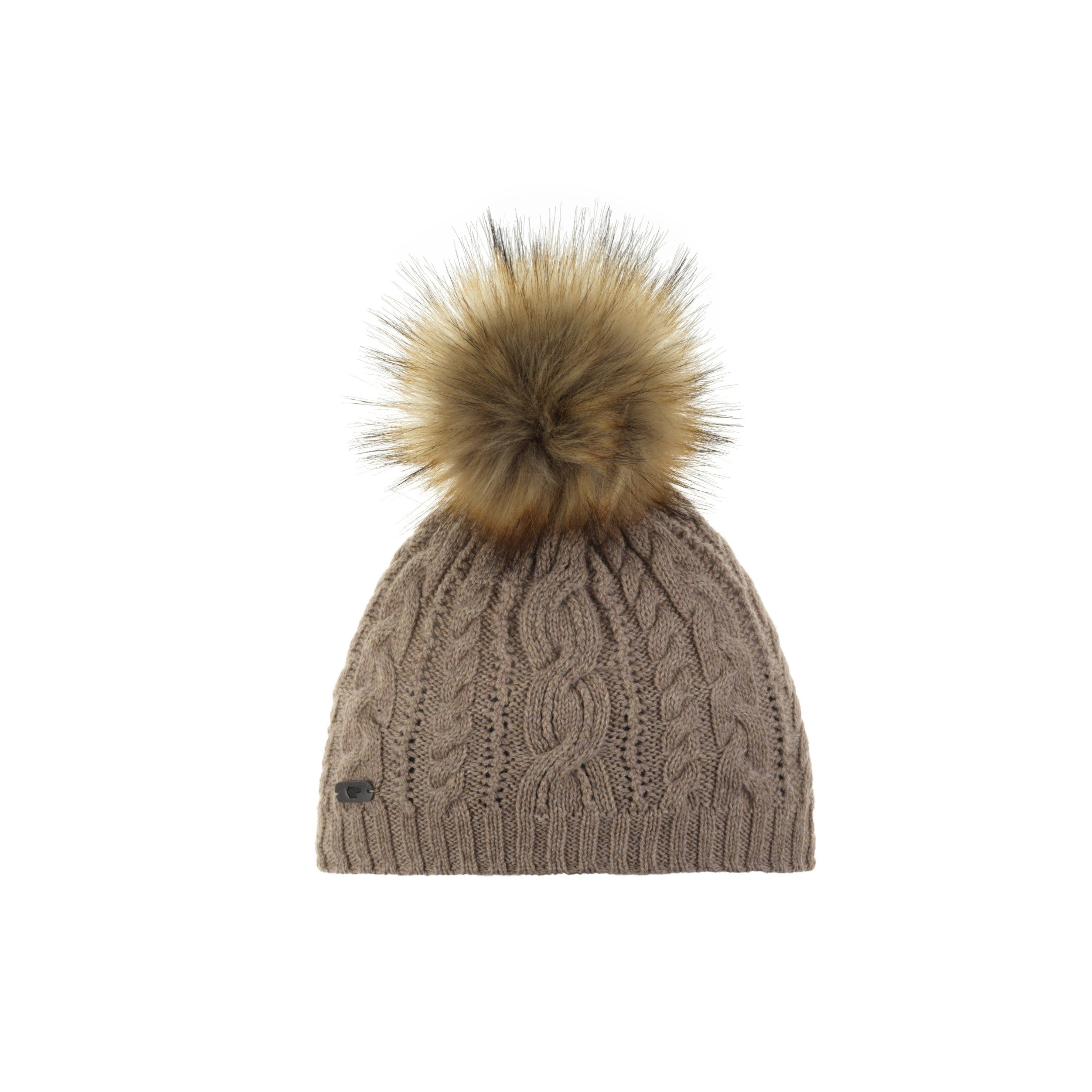 Eisbär Strickmütze Eisbär Lou Lux Mütze beige