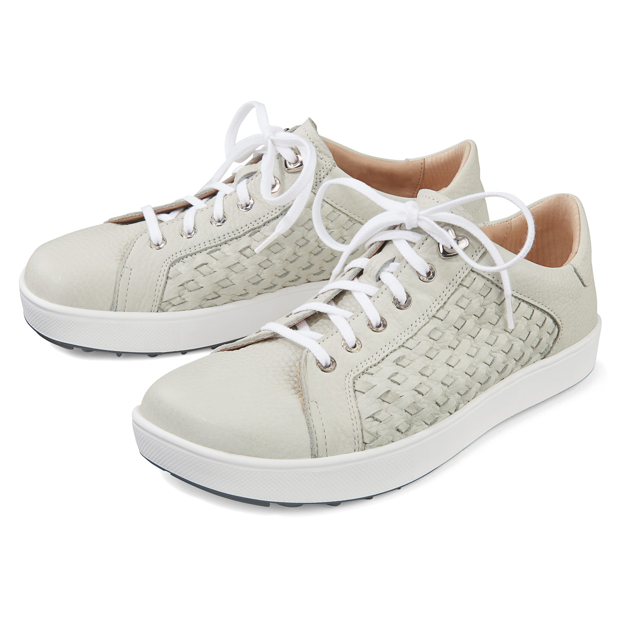 BÄR Damenschuh - Modell Kaya in der Farbe Weiß Sneaker Aus echtem Leder