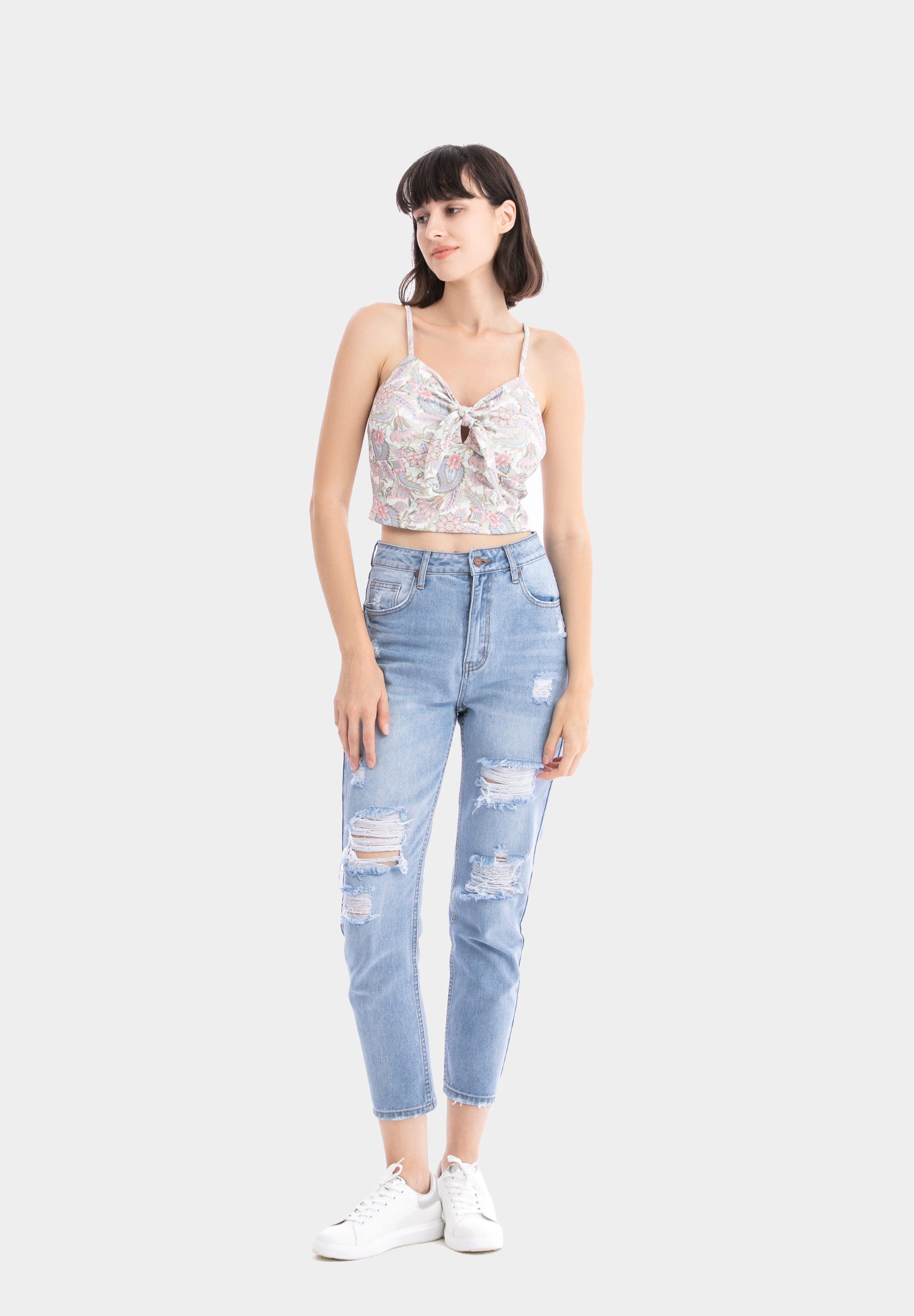 Aiki Keylook Trägertop Brahliday (1-tlg) mit Bindedetail