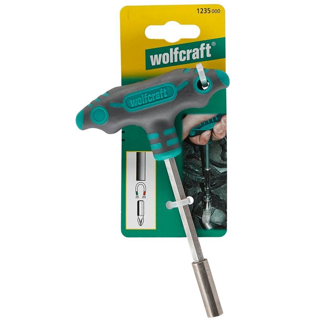 Schraubendreher T-Handschraubendreher Wolfcraft (1 Bit-Halterung mit 1235000, St)