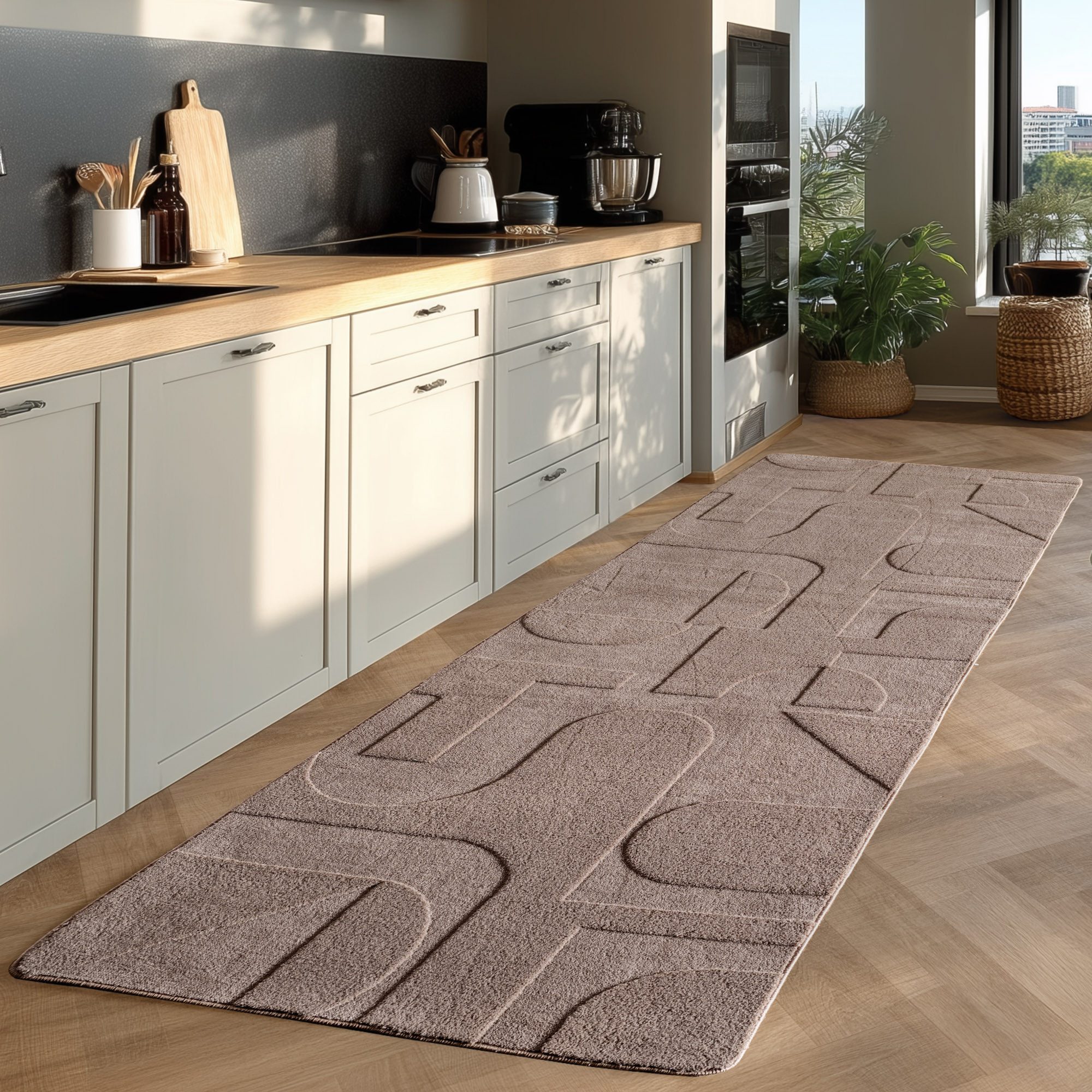 KADIMA DESIGN Teppich Kurzflor Skandinavisch Microfaser günstig online kaufen