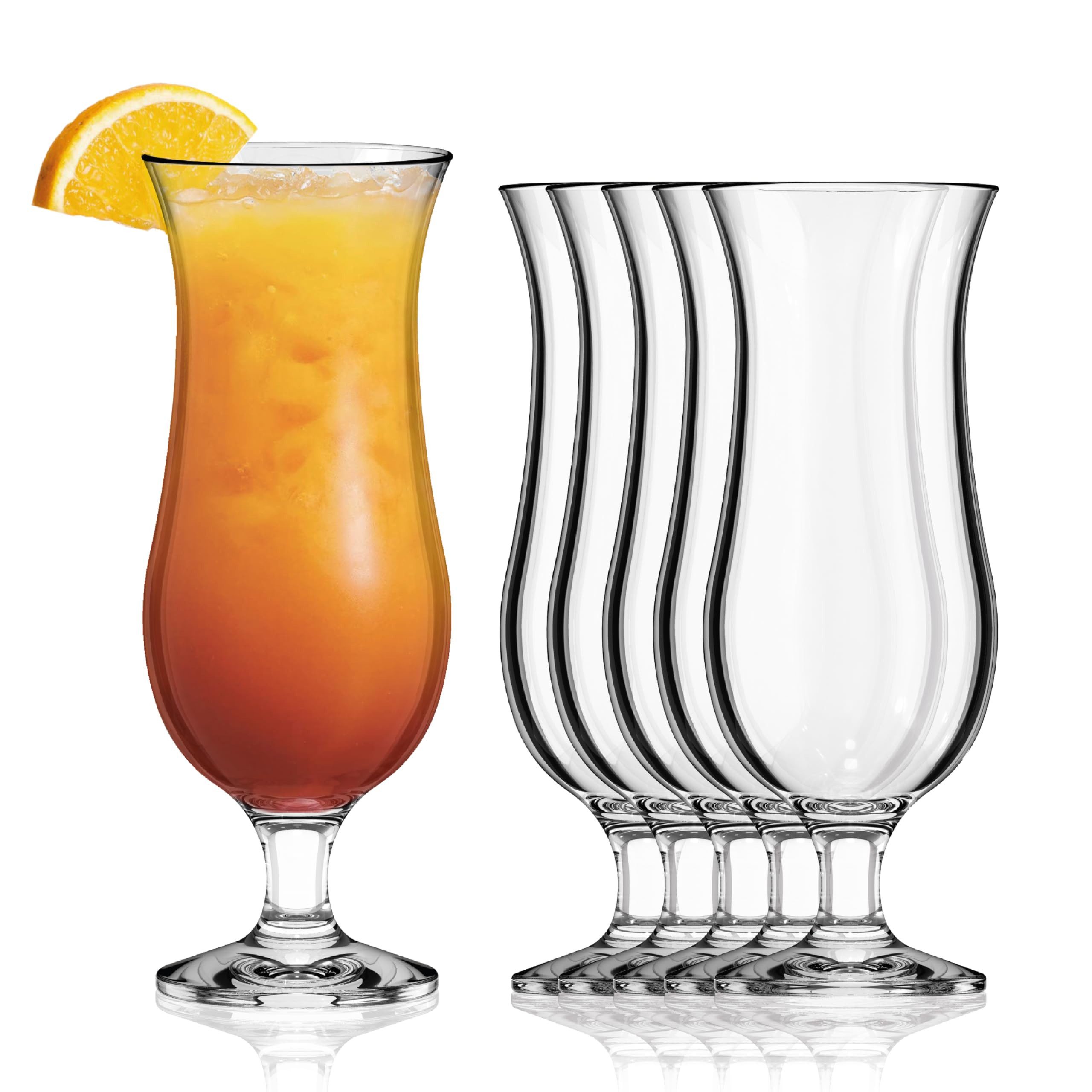 Cocktailglas Sahm Hurricane Cocktail Gläser Set 6 STK - 430ml Longdrinkgläser