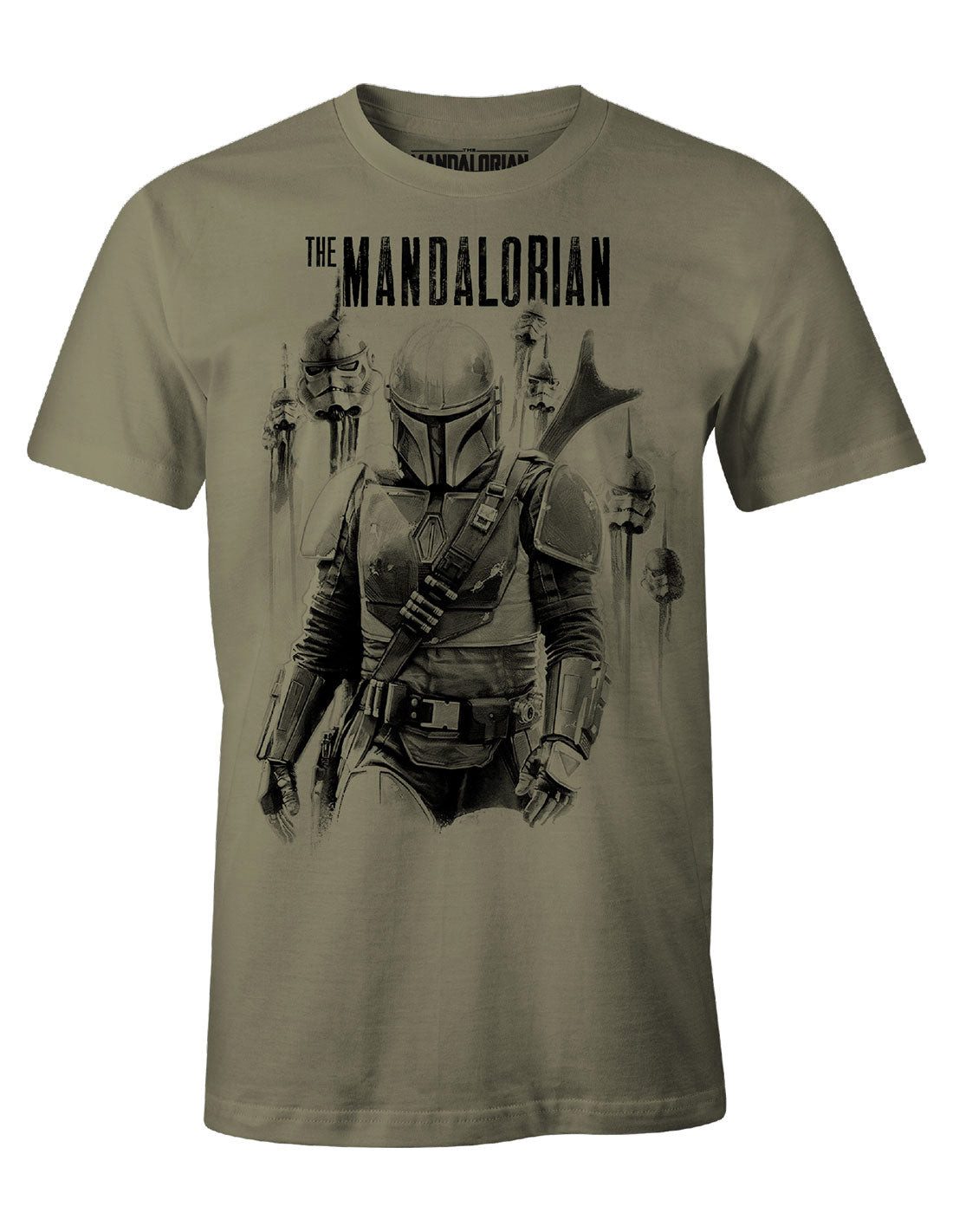 Star Wars T-Shirt The Mandalorian Olivgrün