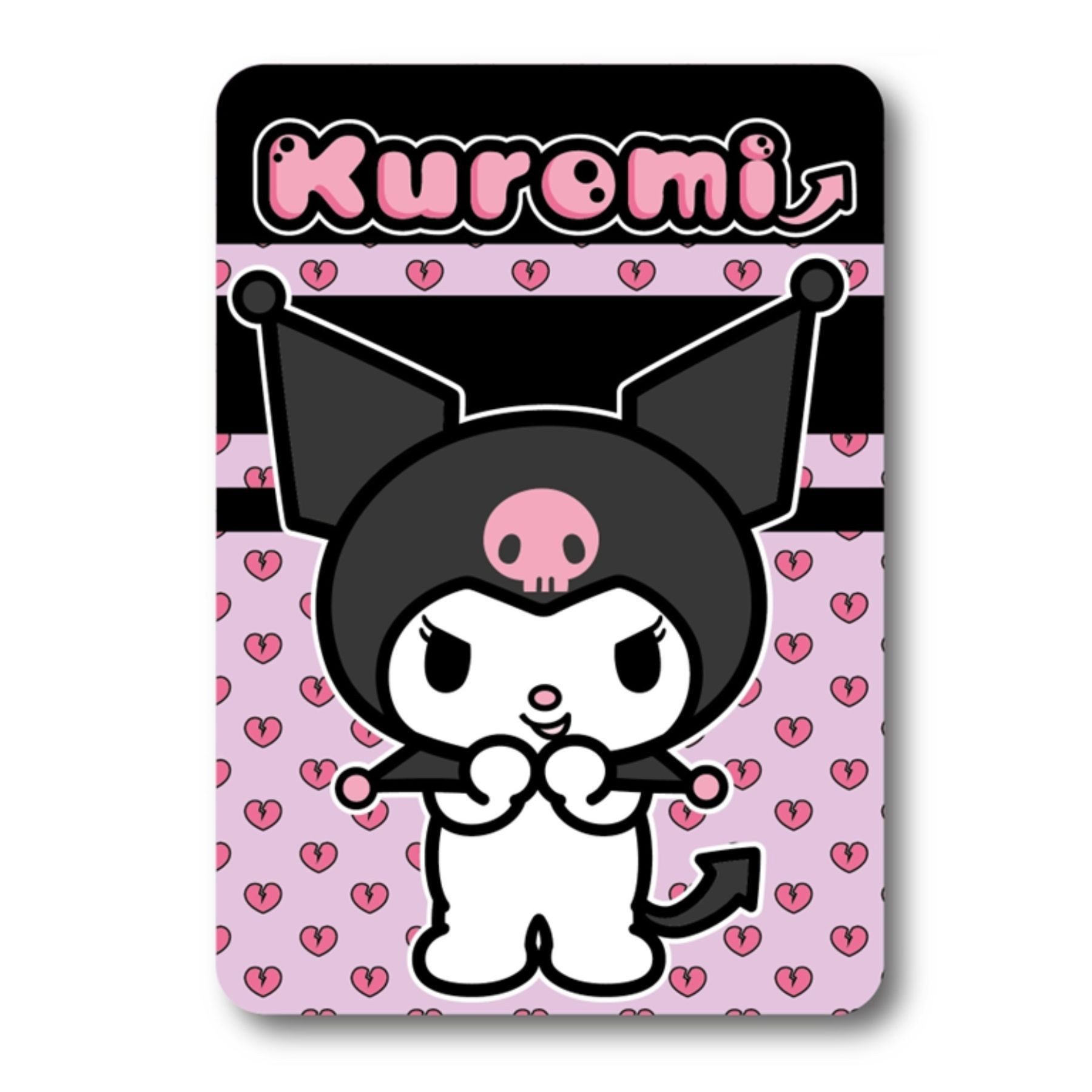Wohndecke Kuromi Fleecedecke Kuscheldecke 100x140 Kinder Decke weich warm, Hello Kitty