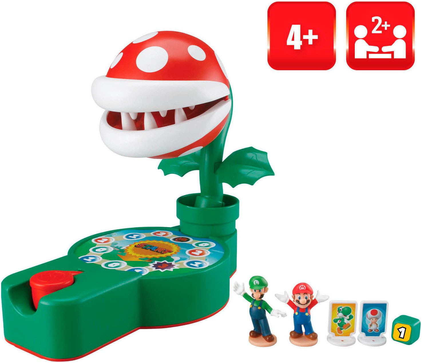 EPOCH Games Spiel Super Mario™ Piranha Plant Escape, Familienspiel