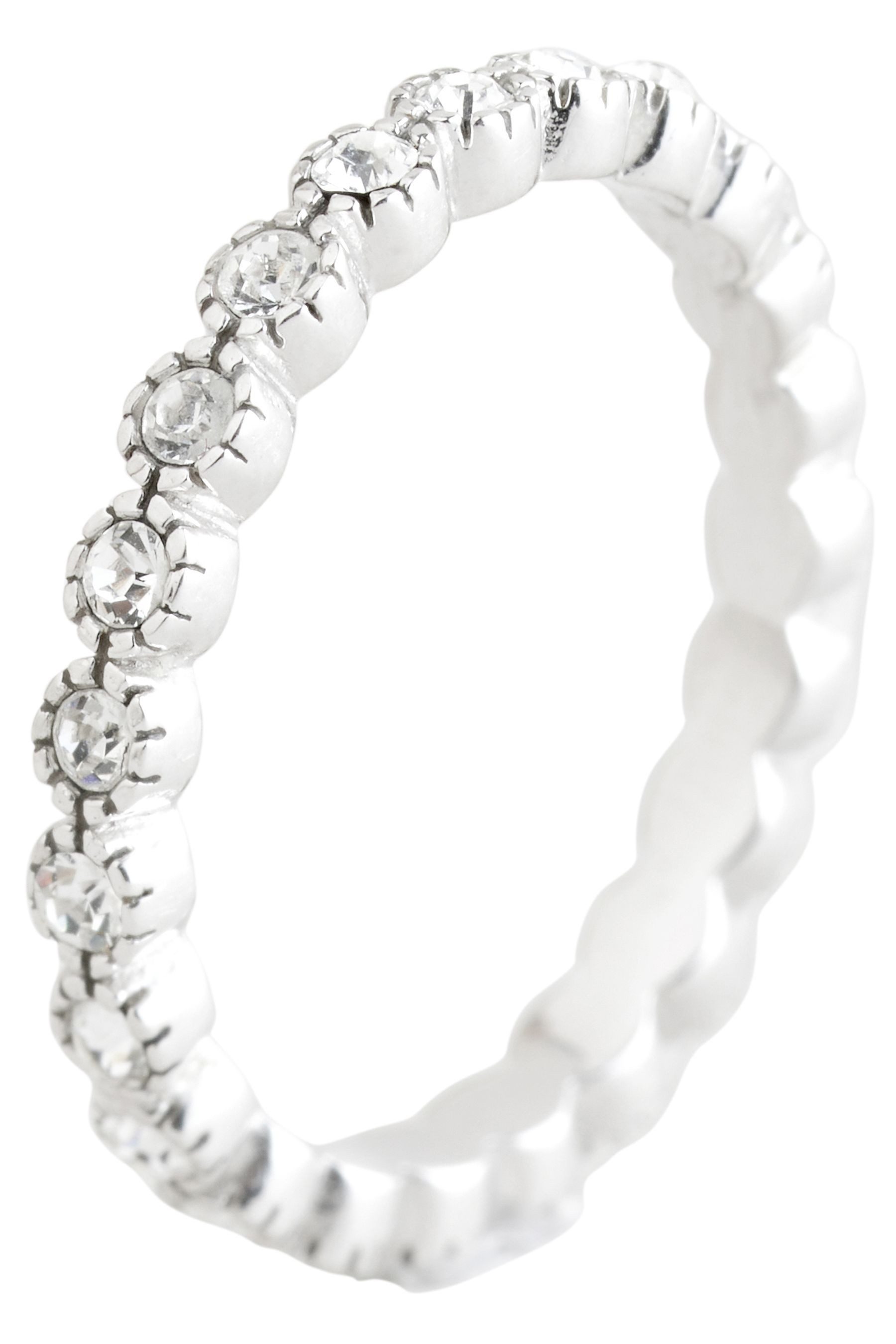 Next Fingerring Schmaler Glitzerring (1-tlg)