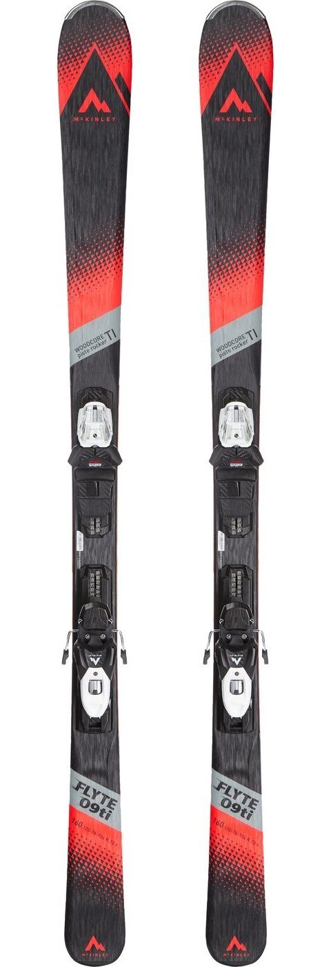 McKINLEY Ski Ski-Set Flyte BLACK/RED inklusive 9 McKinley LIGHT 901 Ti Skiset Bindung Ski