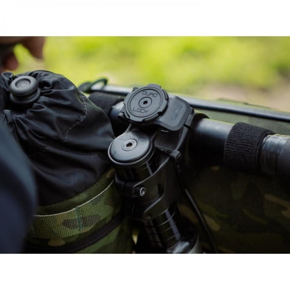 Quad Lock Smartphone-Halterung Quad Lock 360 Kopf mit kurzem Hebel, schwarz, universell, 13,9 mm Höhe