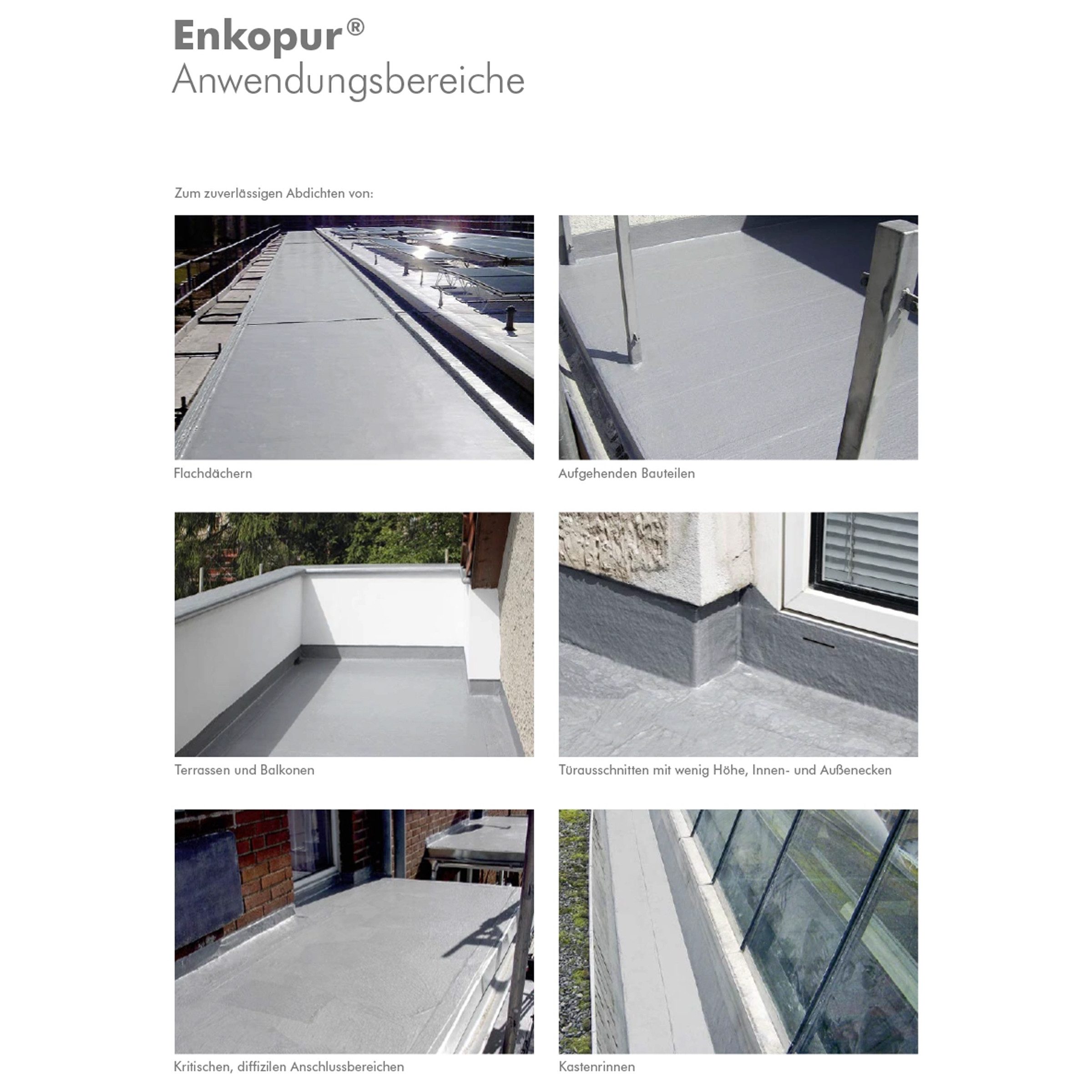 Enke Grundierfarbe Enke Enkopur 11619SG Flüssigharz 4kg Silbergrau