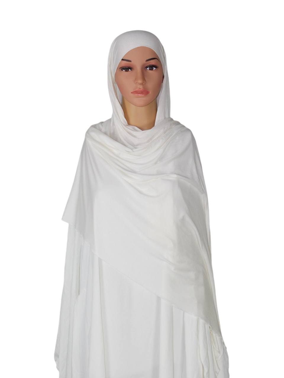 Aymasal Kopftuch XXL Jersey luxuriance Hijab mit integriertem Bone Scarf Kopftuch, XXL Jersey Hijab mit Bonnet Kopftuch dehnbar luxuriös elegant