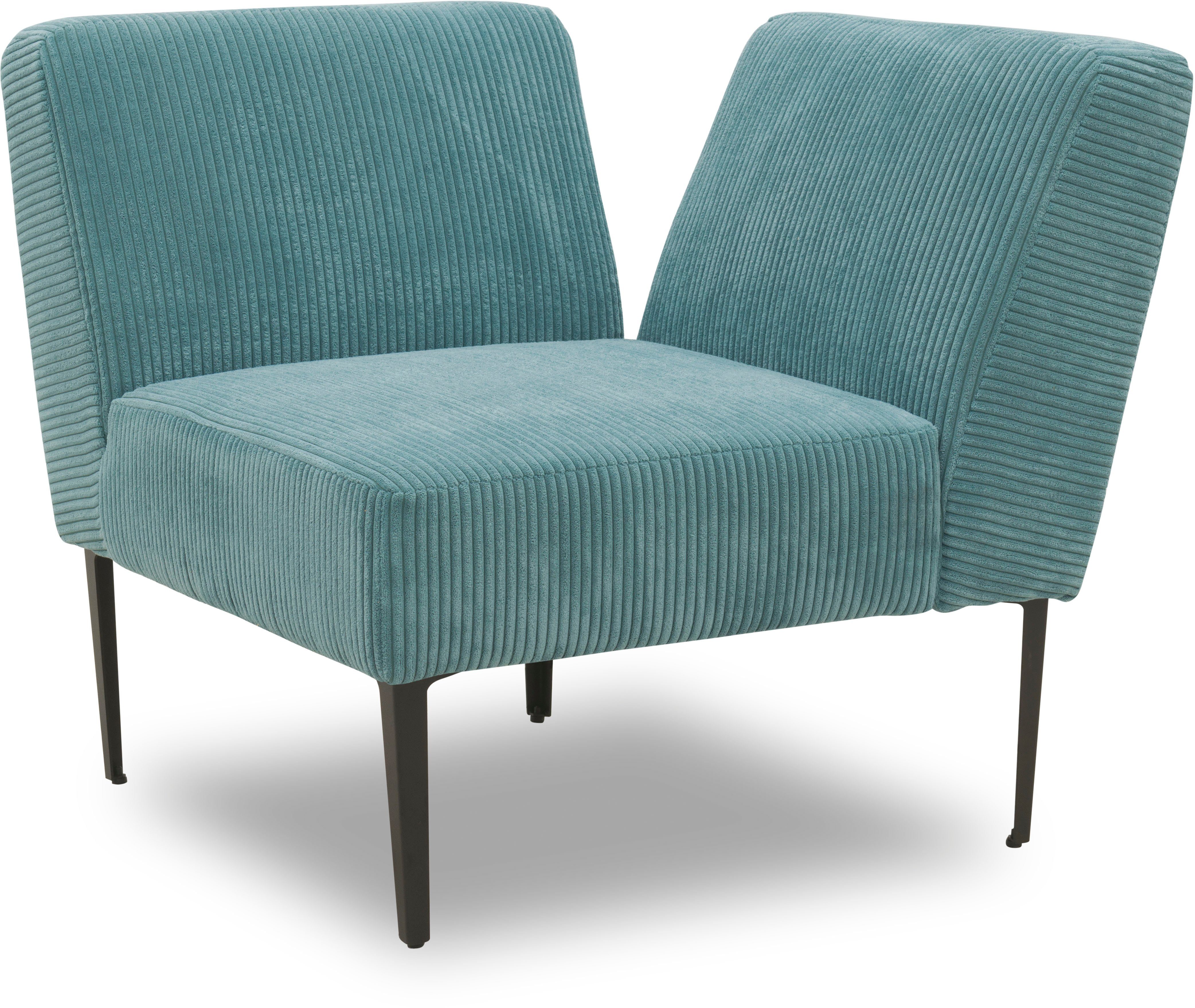 DOMO collection Sofa-Eckelement 700010 Lieferzeit nur 2 Wochen, auch einzeln stellbar, Als Ecke oder Abschluss einsetzbar, passend für gängige Saugroboter