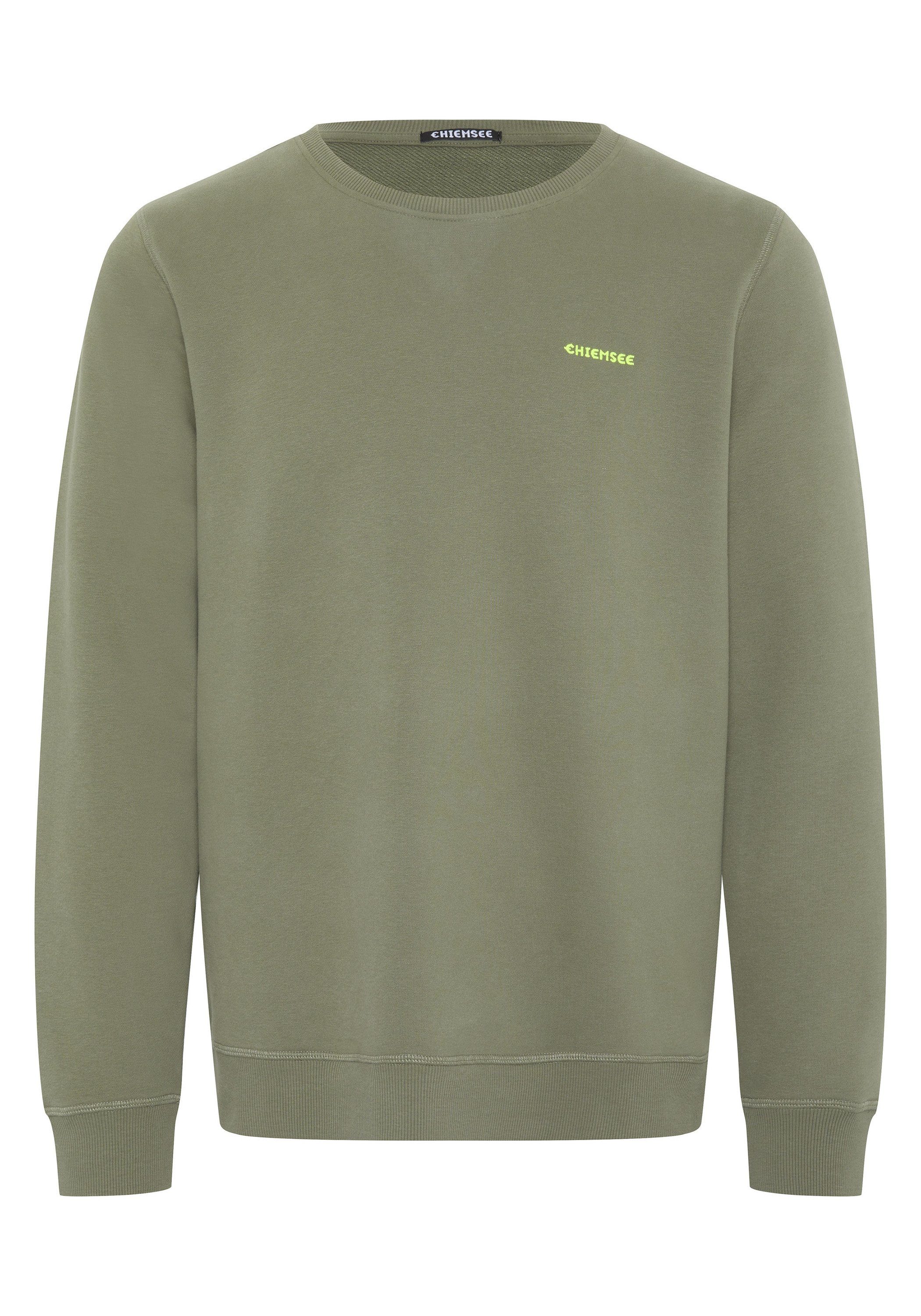 Chiemsee Sweatshirt Sweater mit Jumper-Motiv 1 18-0515 Dusty Olive