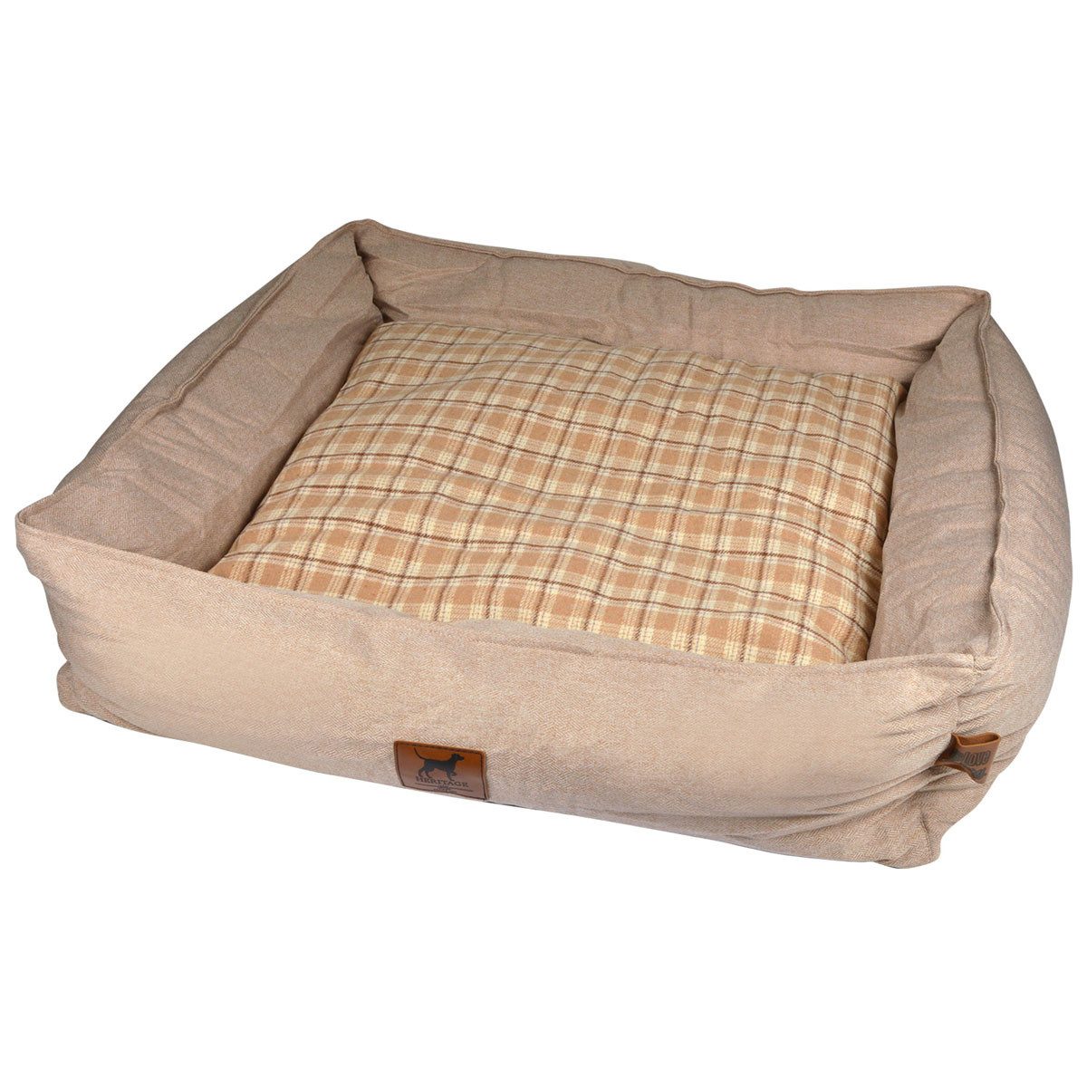Love Story Tierbett Hundebett rechteckig, Polyester, 75 x 70 cm