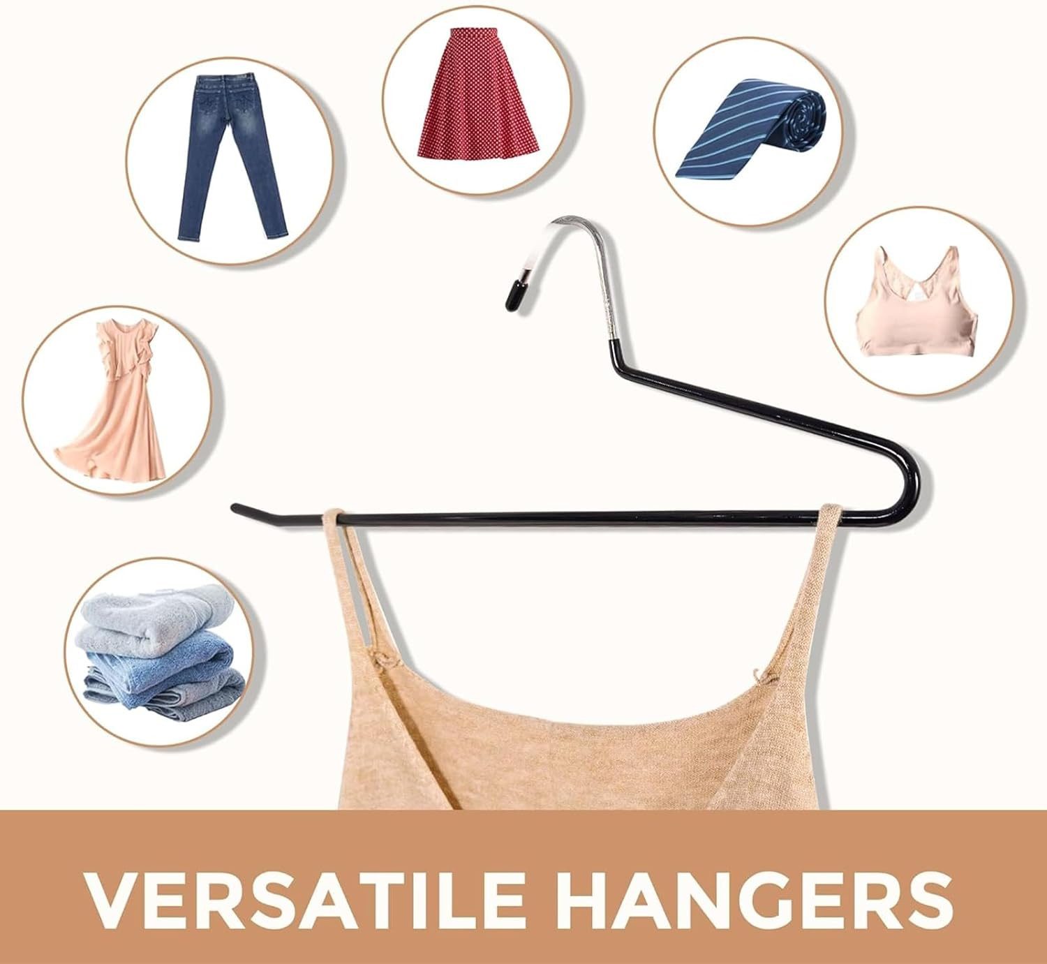 Auledio Kleiderbügel Hosenbügel, 5er-Pack hosenkleiderbügel platzsparend mi günstig online kaufen