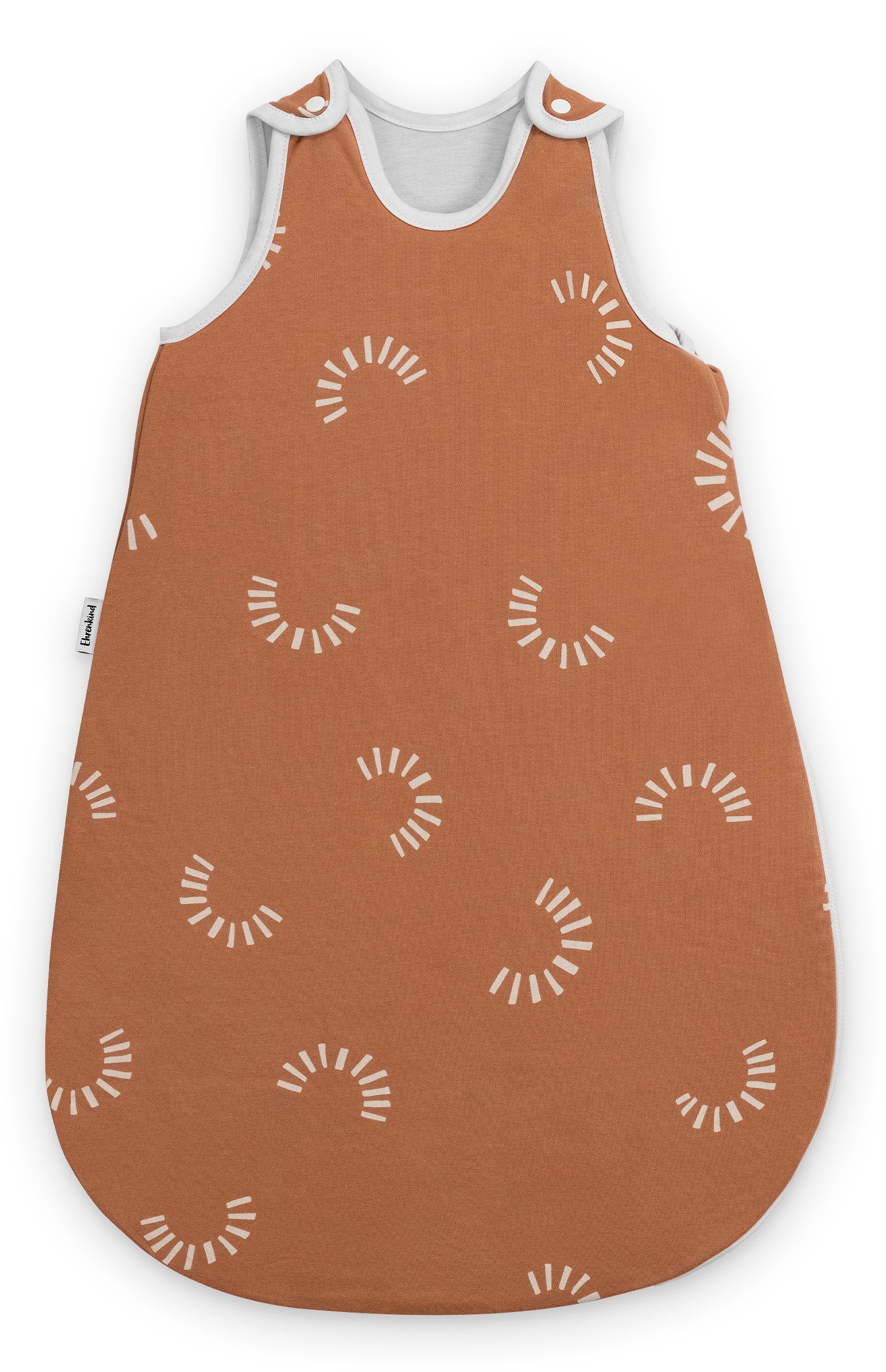 Ehrenkind Babyschlafsack Sommer, Rund, Bio-Baumwolle (Standard by OEKO-TEX, 100% Bio-Baumwolle, Sommerschlafsack, 1.0 TOG), Schlafsack Baby,  Baby Schlafsack