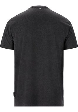 SOS T-Shirt Kobla (1-tlg) mit aufgesticktem Markenlogo auf der Front