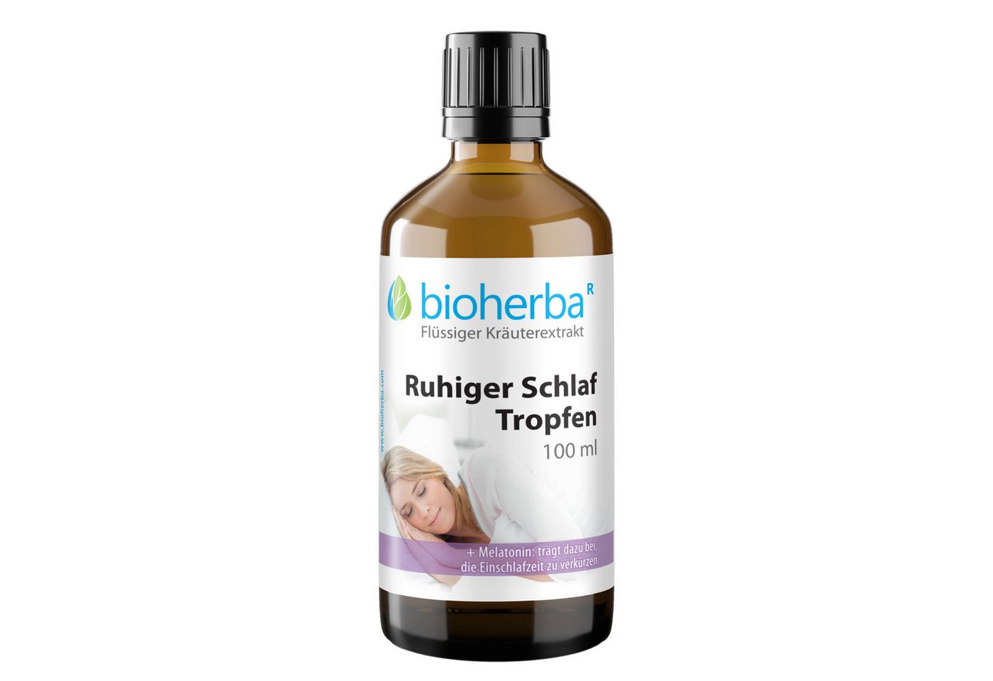 BIOHERBA R Bioherba Ruhiger Schlaf Tropfen Tinktur 100 ml Glasflasche, 1 er