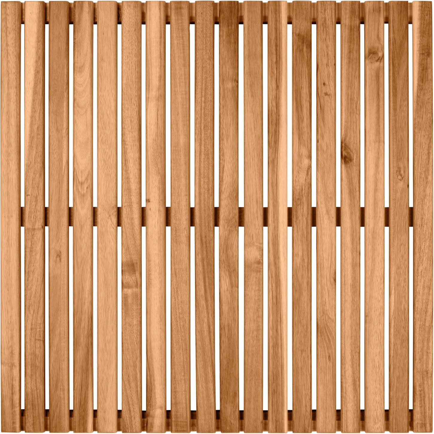 WENKO Saunabodenrost Acacia, Höhe 25 mm, rechteckig, Baderost aus Akazienholz für innen & außen