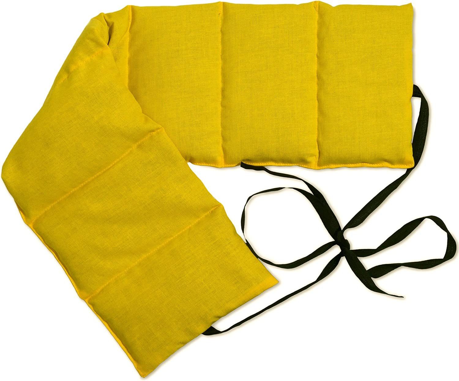 Giraffenland Wärmekissen Weizenkornkissen 7-Kammer mit Band 65x15cm - Wärmekissen Wärmegürtel, Wärmekissen>Mikrowelle/Backofen, Kältekissen>Kühlschrank/Gefriertruhe