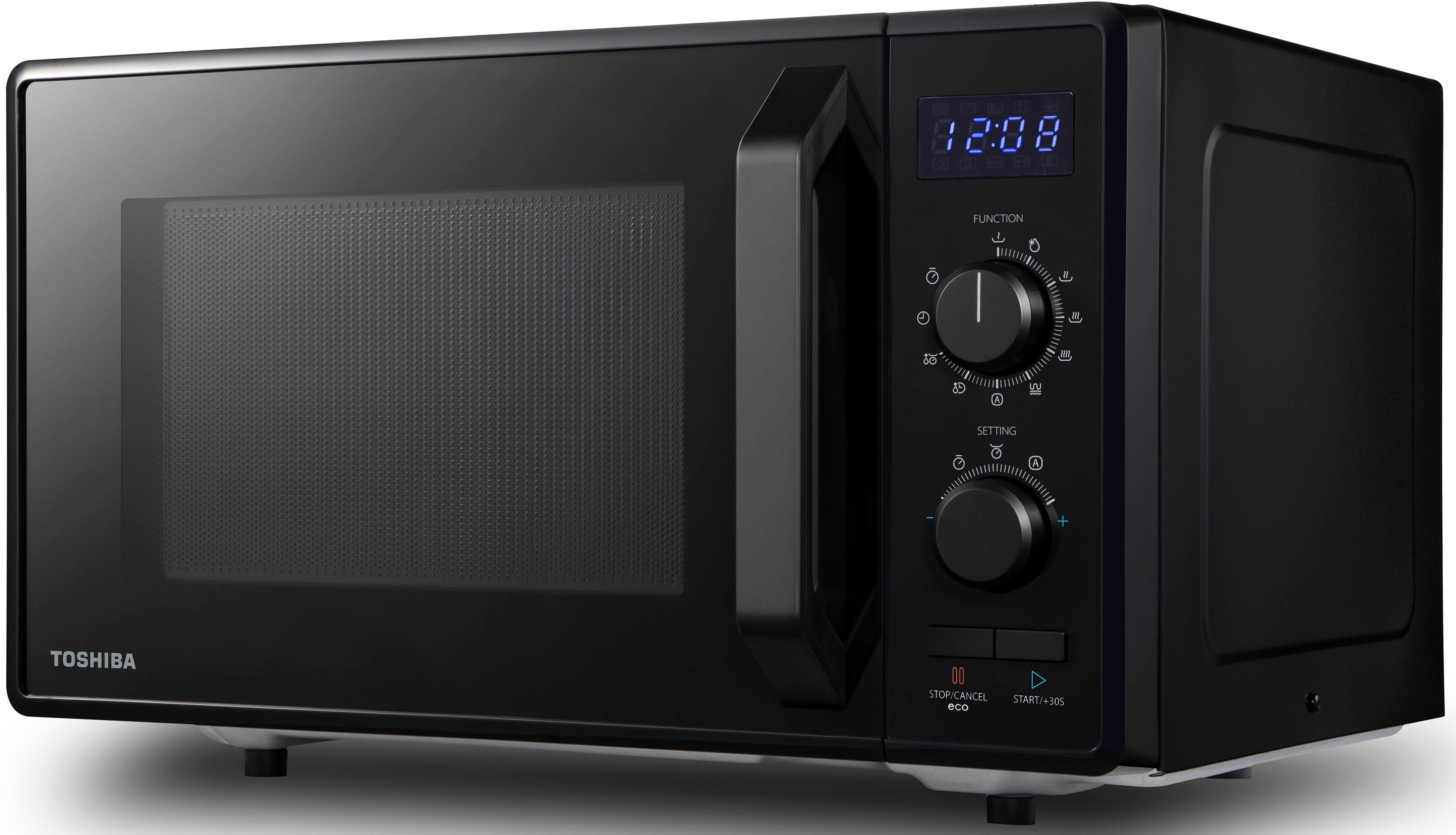 Toshiba Mikrowelle MW2-AG23PF(BK), Grill, Mikrowelle, 23 l