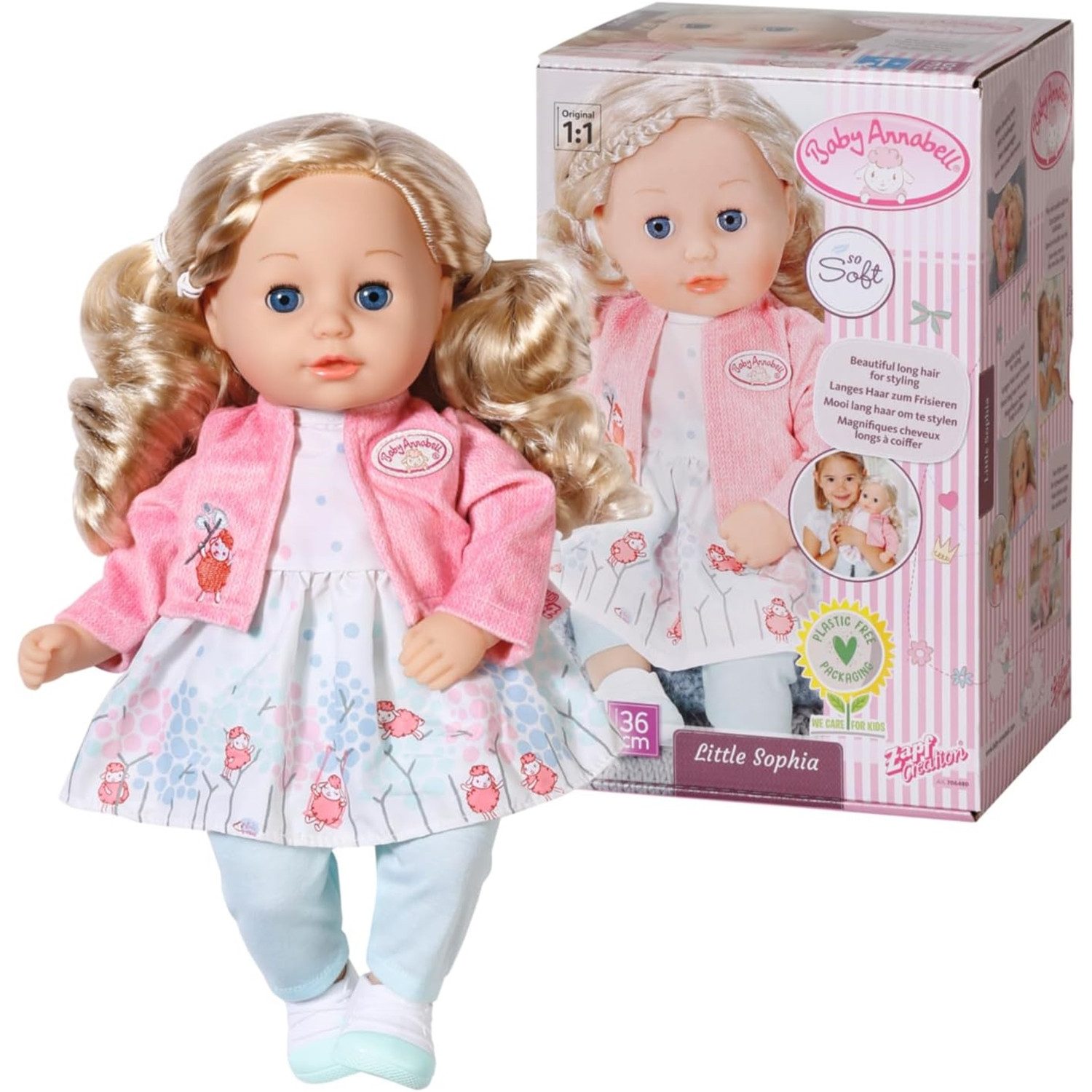 Zapf Creation® Babypuppe 706480 Baby Annabell Little Sophia