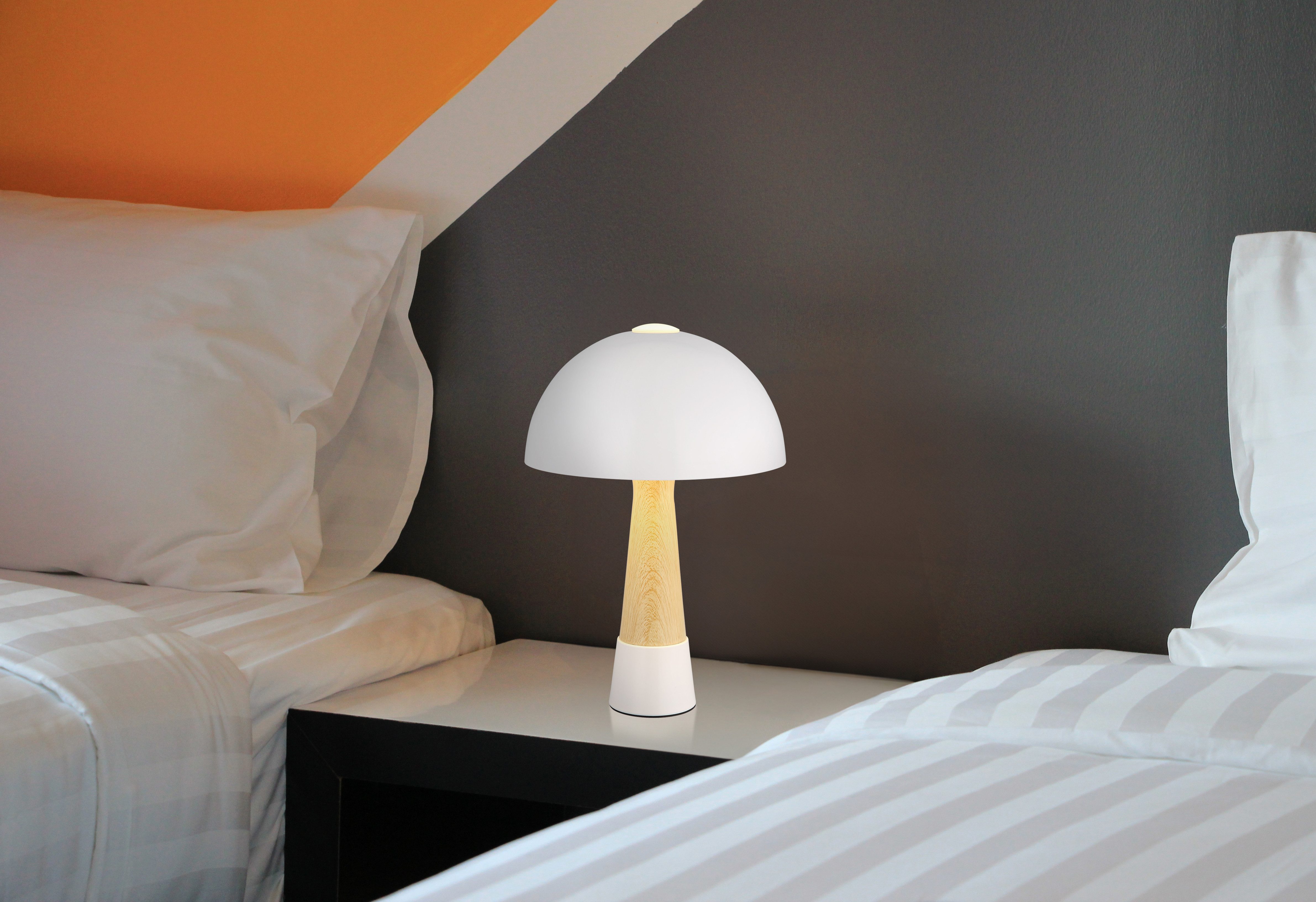 NOWA Tischleuchte PAULIN, ohne Leuchtmittel, Tischlampe, Design Leuchte