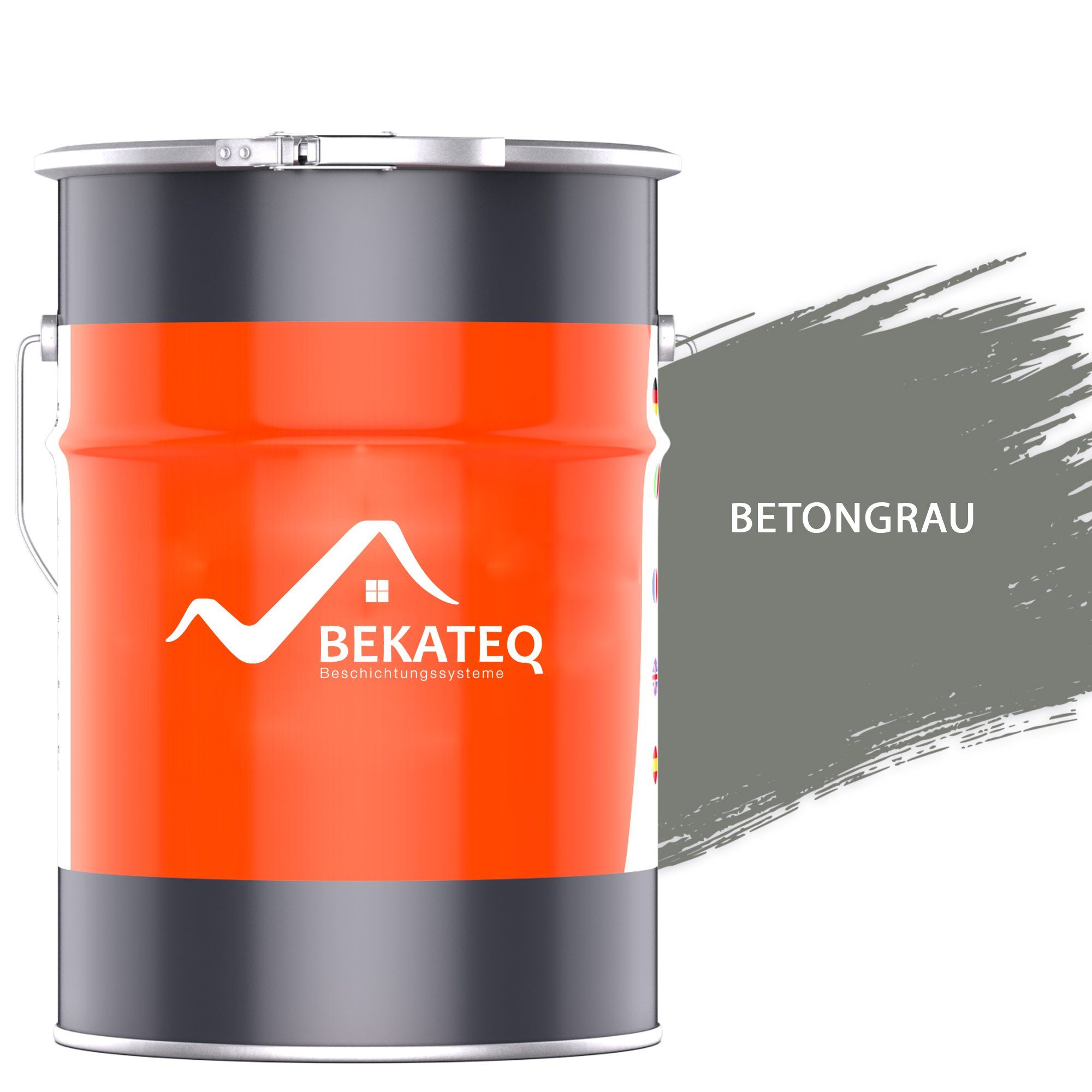 BEKATEQ Dachfarbe BE-510, Dachbeschichtung für Beton, Ziegel, Eternit, Dachpappe, Bitumen