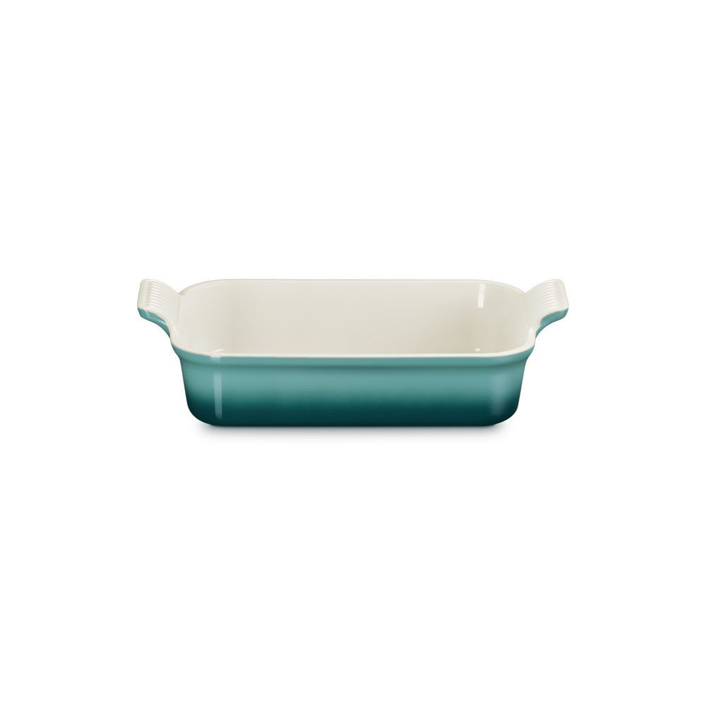 LE CREUSET Auflaufform LeCreuset Auflaufform rechteckig 26cm Tradition, Auswahl Blue Riviera, Steinzeug