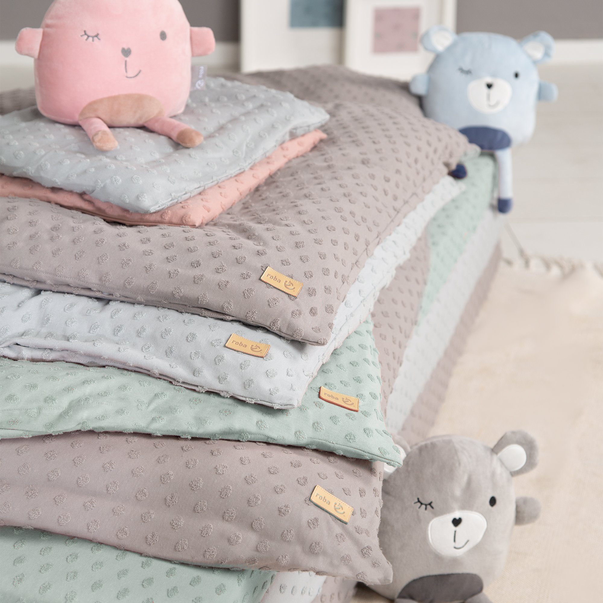 roba® Kinderbettwäsche Lil Planet - BIO BAUMWOLLE - versch. Farben - weicher Stoff, aus Jersey, 2 teilig, 100 x135 cm, Bettwäsche Kinderbett & Babybett - Jungen – Bild 4 von 5