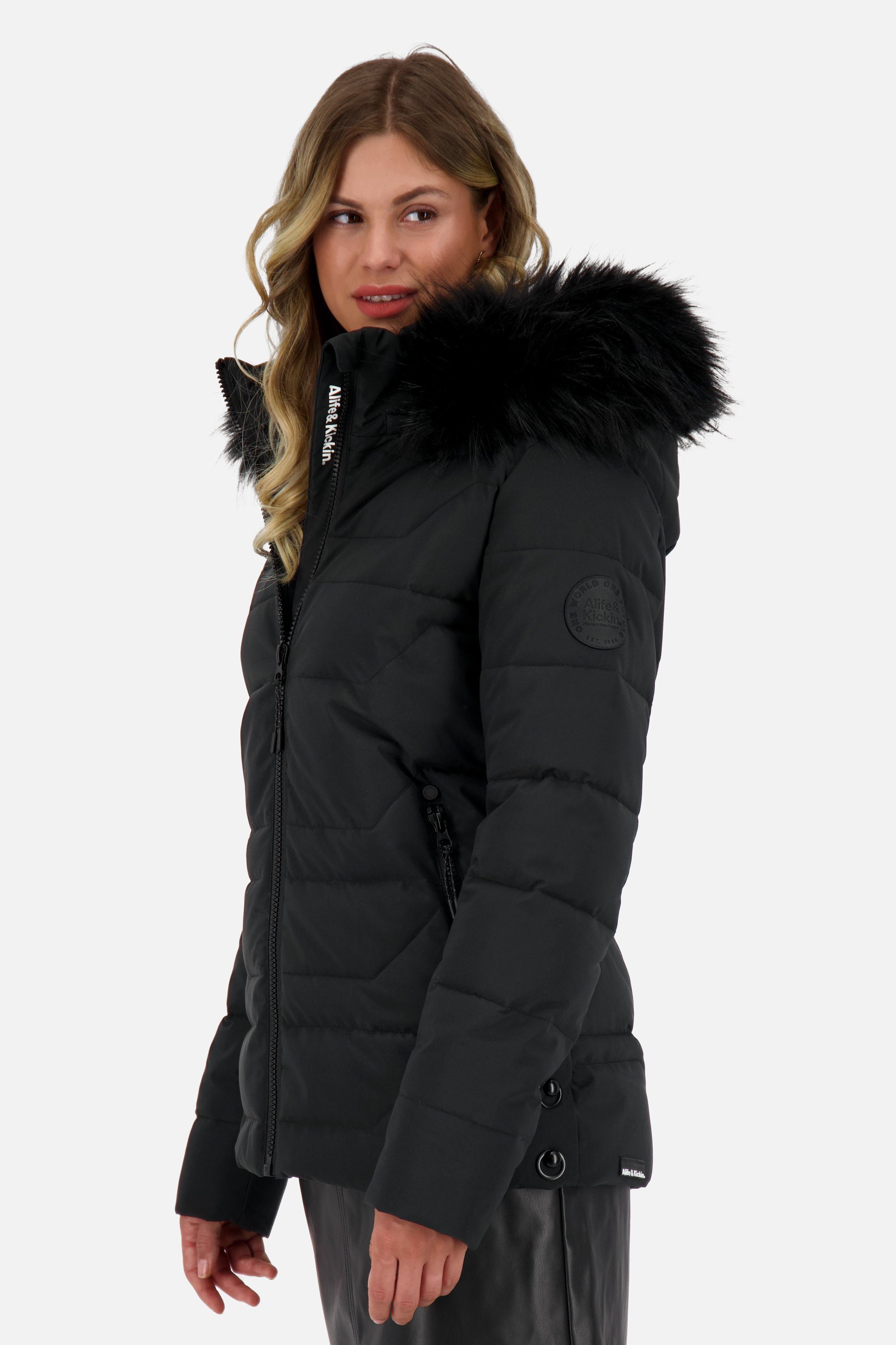 & ZophiaAK Damen Puffer A Alife Winterjacke Kickin Winterjacke, Jacket Steppjacke moonless