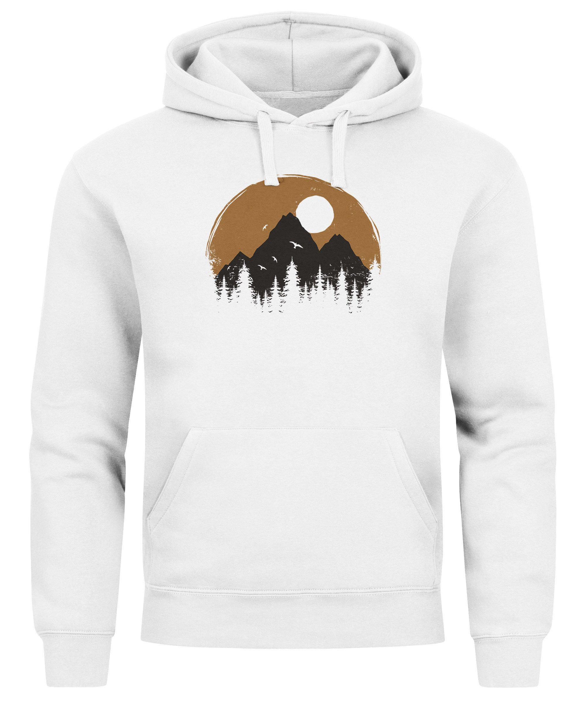 Neverless Hoodie Hoodie Herren Outdoor Print günstig online kaufen