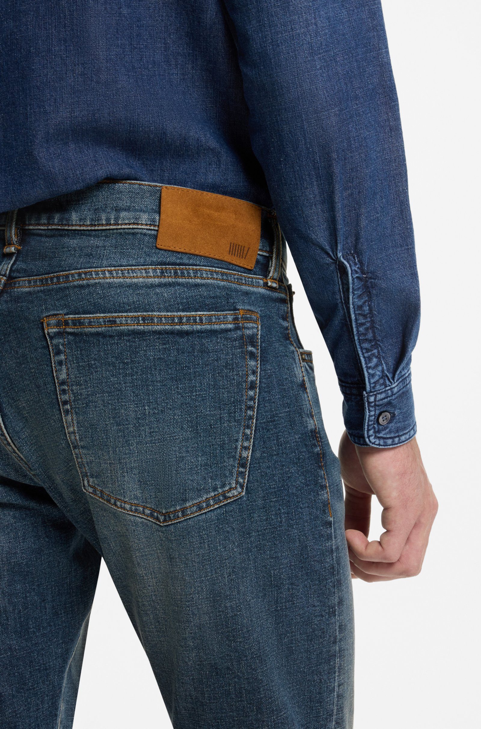 BOSS 5-Pocket-Jeans Jeans aus Stretch-Denim (1-tlg)