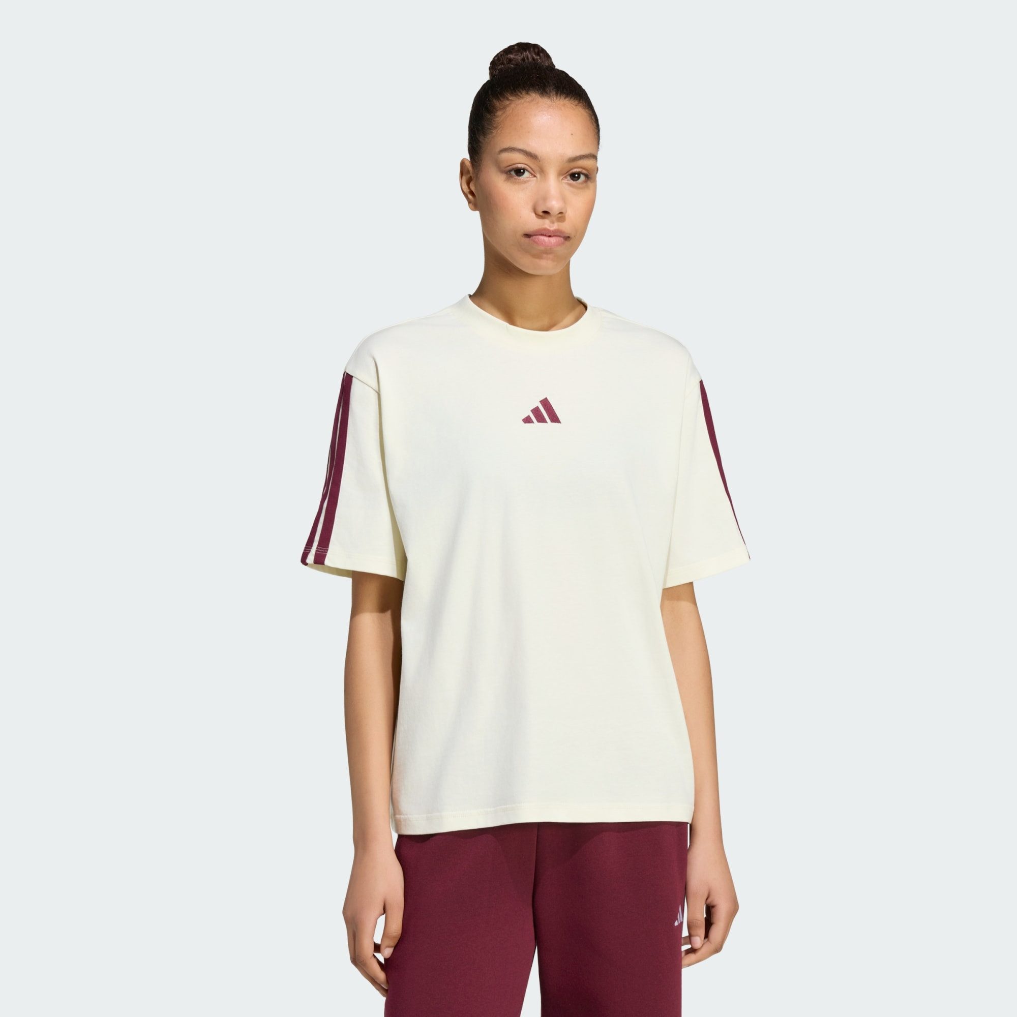 adidas Sportswear T-Shirt ESSENTIALS 3-STREIFEN BOYFRIEND T-SHIRT (1-tlg)