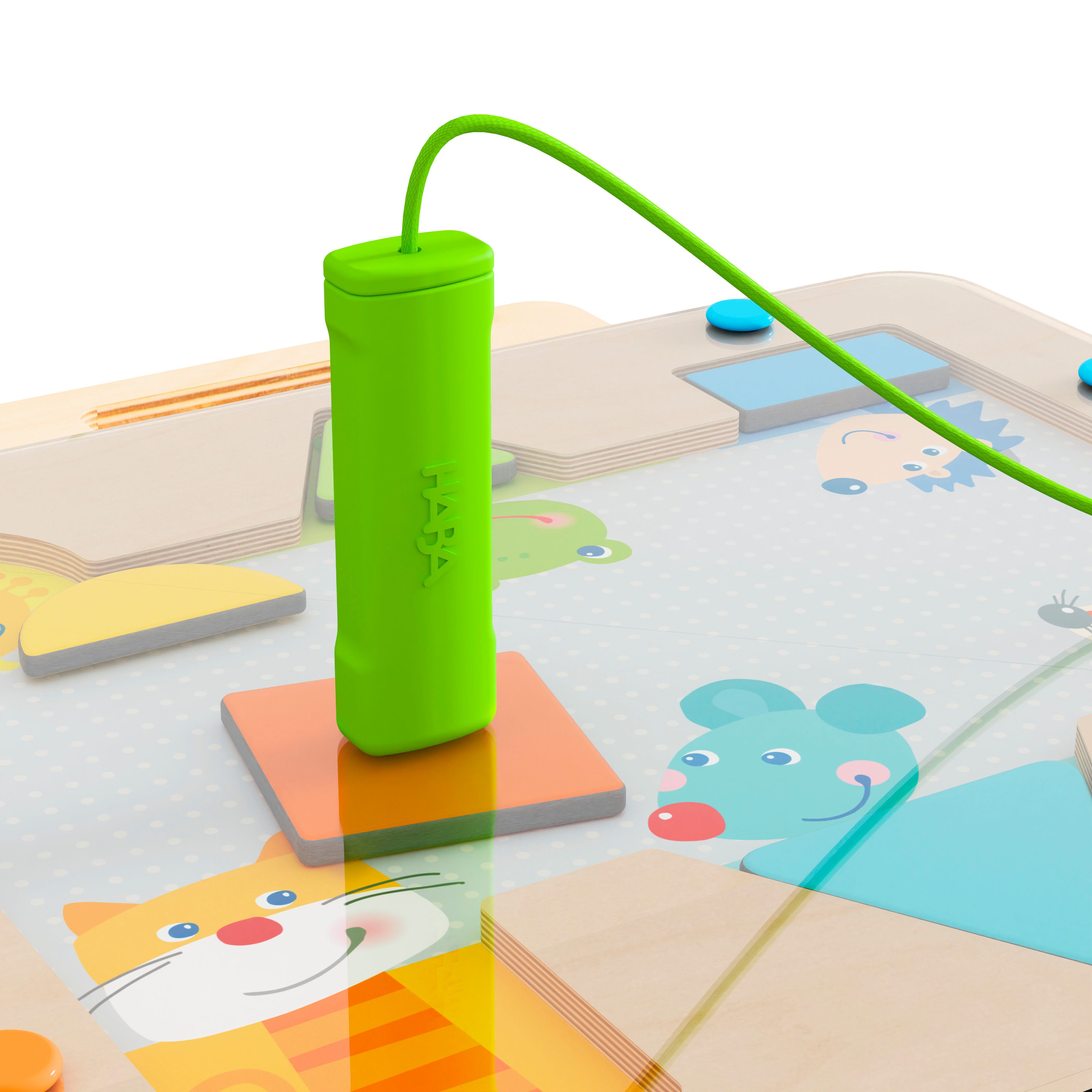 Haba Spiel Vario Formen mit geometrischen Motivplättchen, Magnetspiel