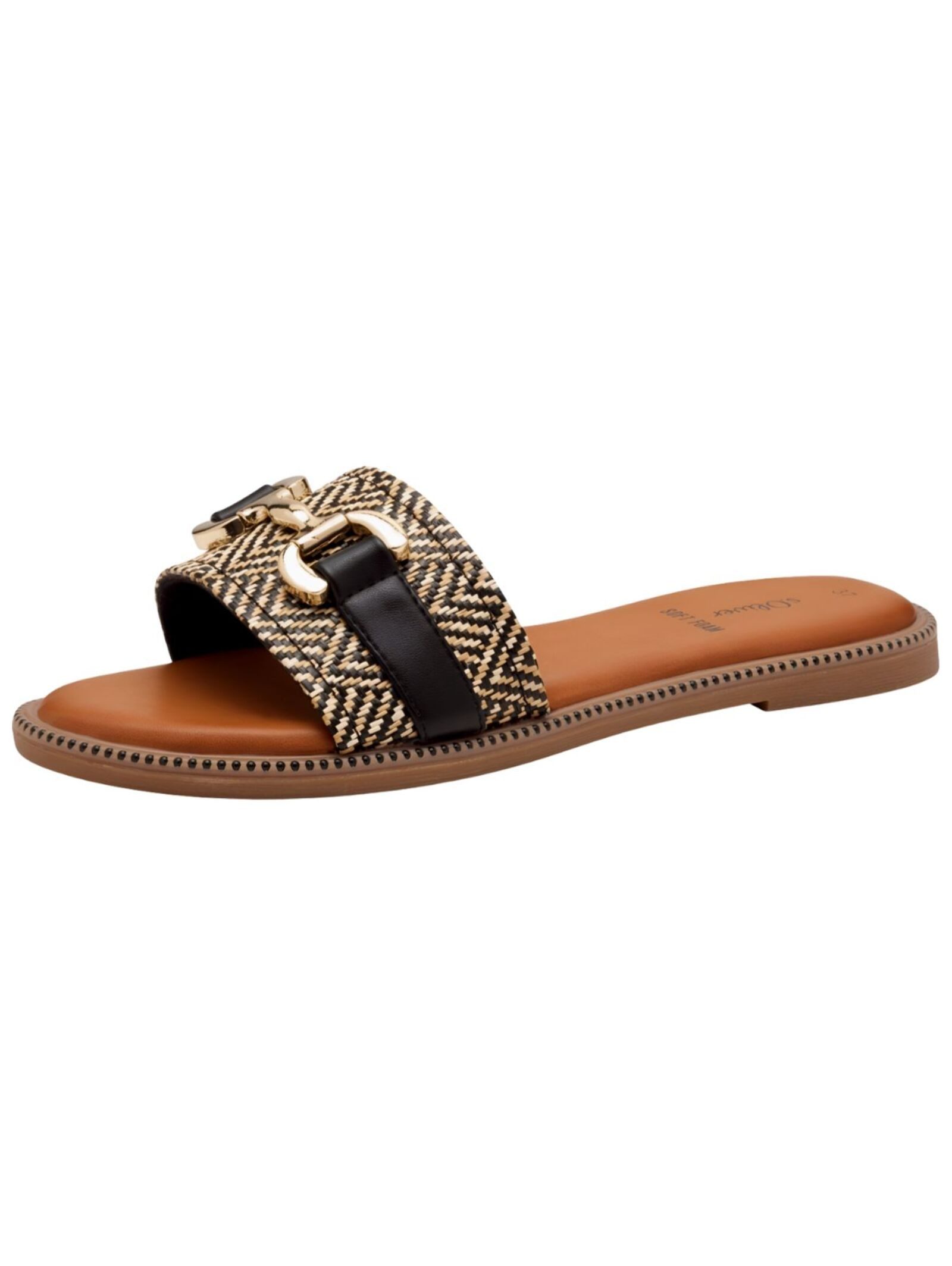 s.Oliver Pantoletten Leder/Textil Pantolette günstig online kaufen