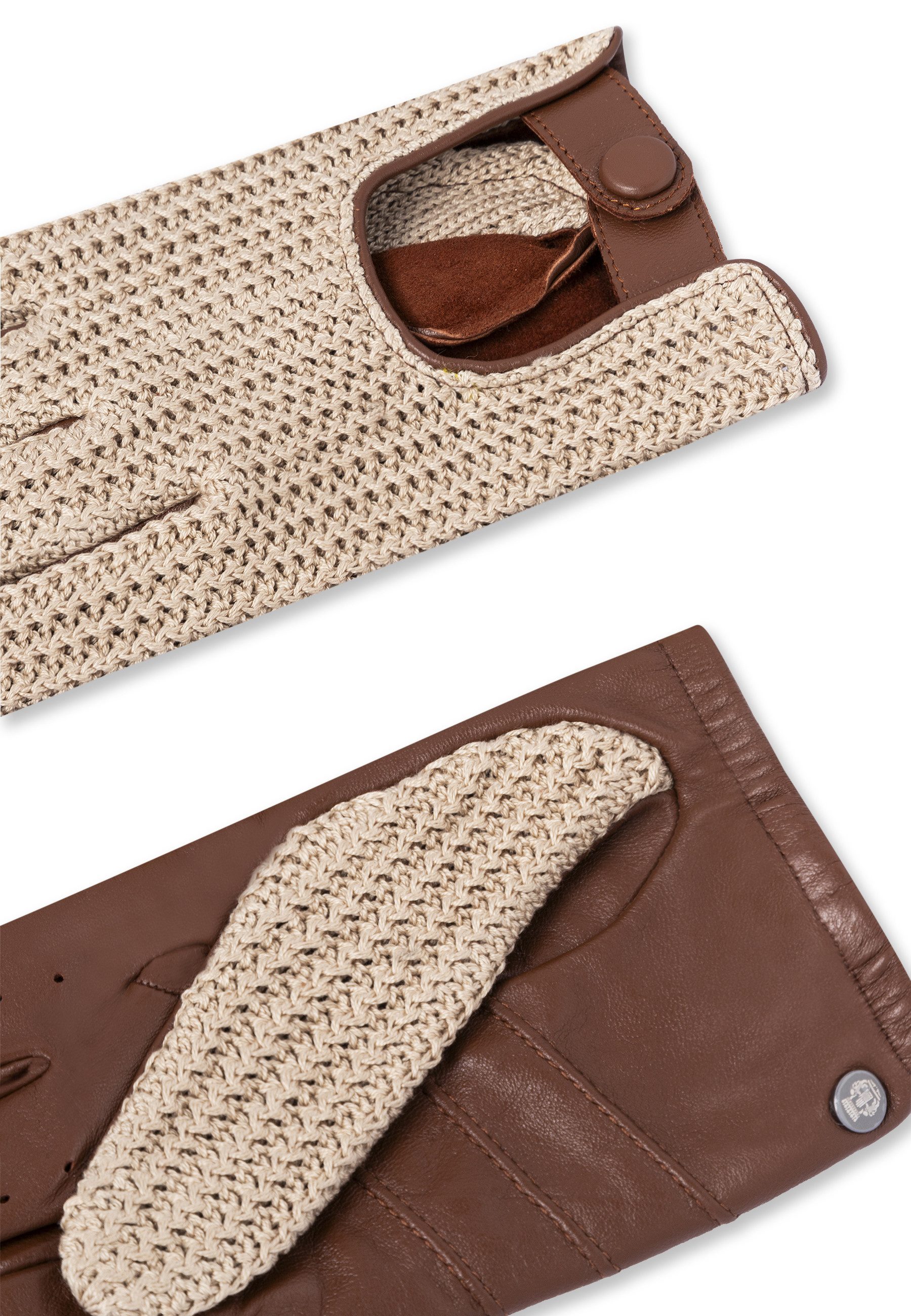 Roeckl Lederhandschuhe LE MANS AUTOFAHRER Crochet Sommerhandschuh günstig online kaufen
