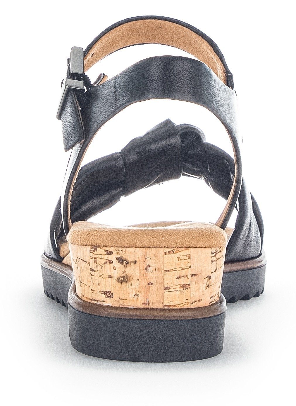 Gabor Sandalette mit modischem Knoten, schwarz G Weite