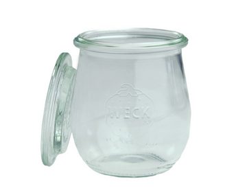 MamboCat Einmachglas 48er Set Weck Gläser 220 ml Tulpengläser mit 48 Glasdeckeln, Glas