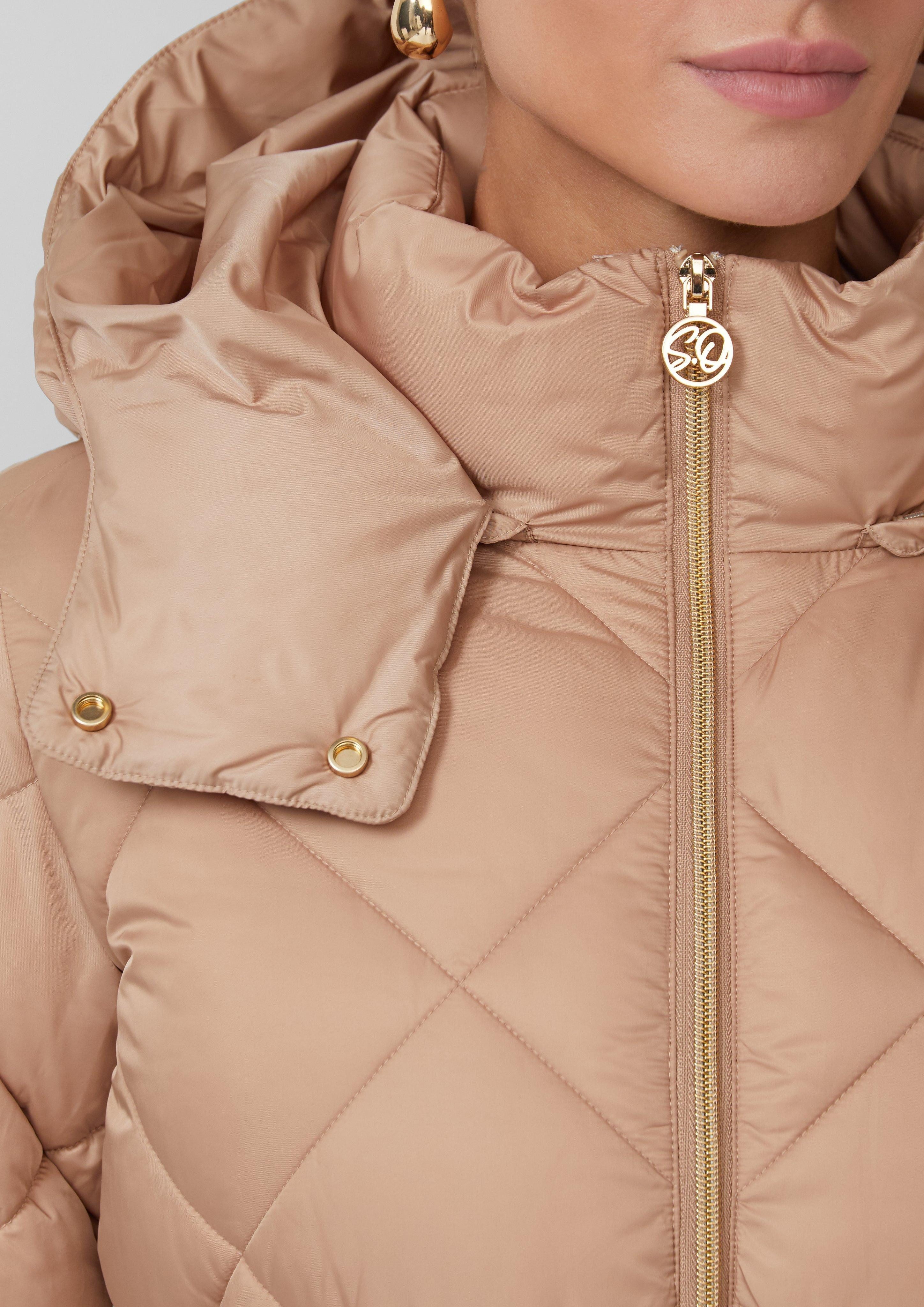 s.Oliver BLACK LABEL Funktionsmantel Wattierter Steppmantel günstig online kaufen